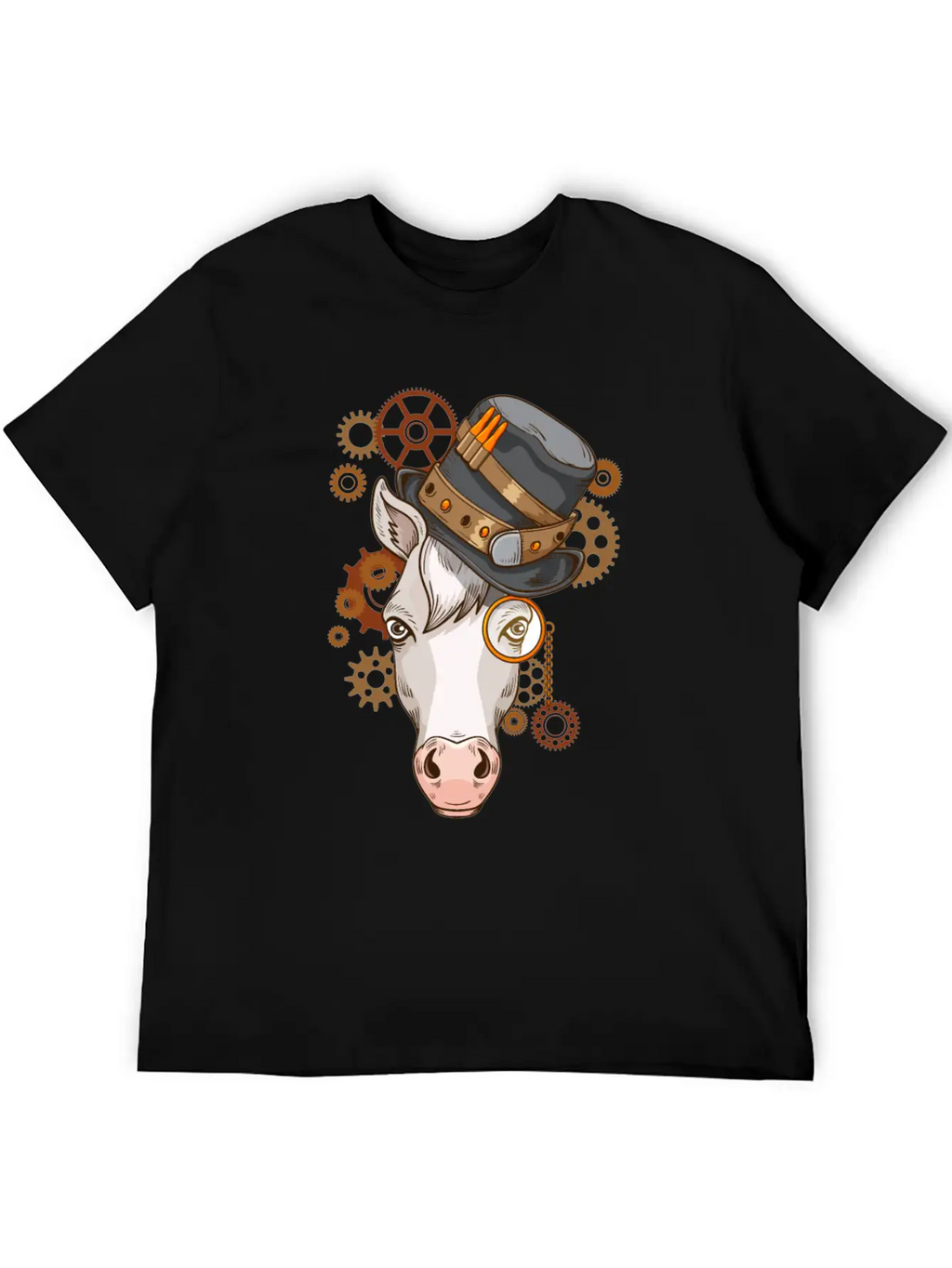 Steampunk Horse Riding Victorian Horses Steampunk Unisex Casual T-Shirt – Clean Design For Daily Comfort
