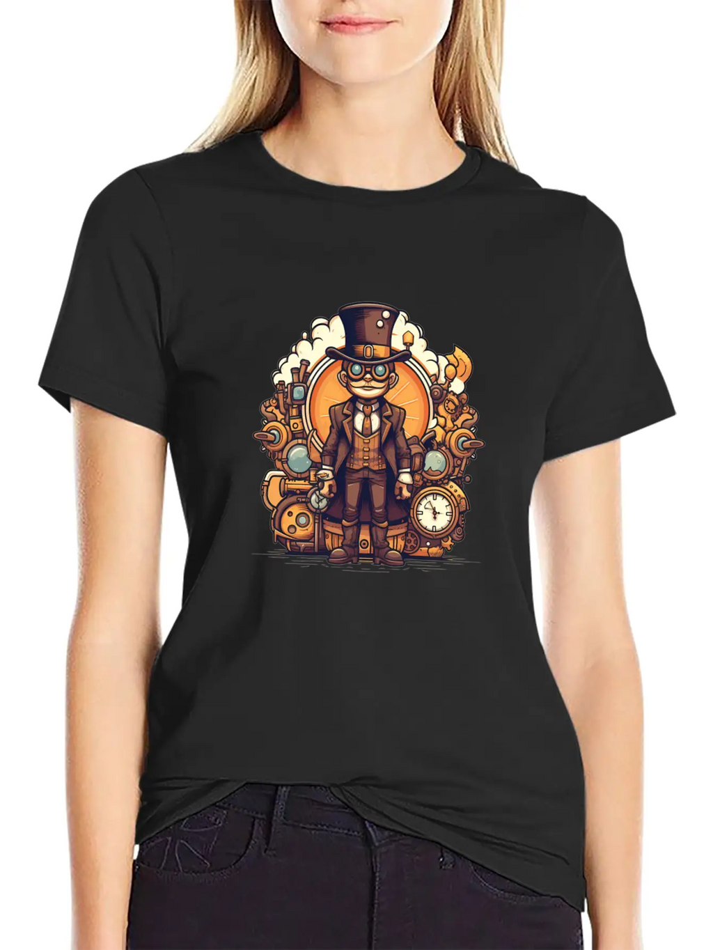 Steampunk Streetwear Stylish Everyday T-Shirt – Unisex Basic Cotton Tee