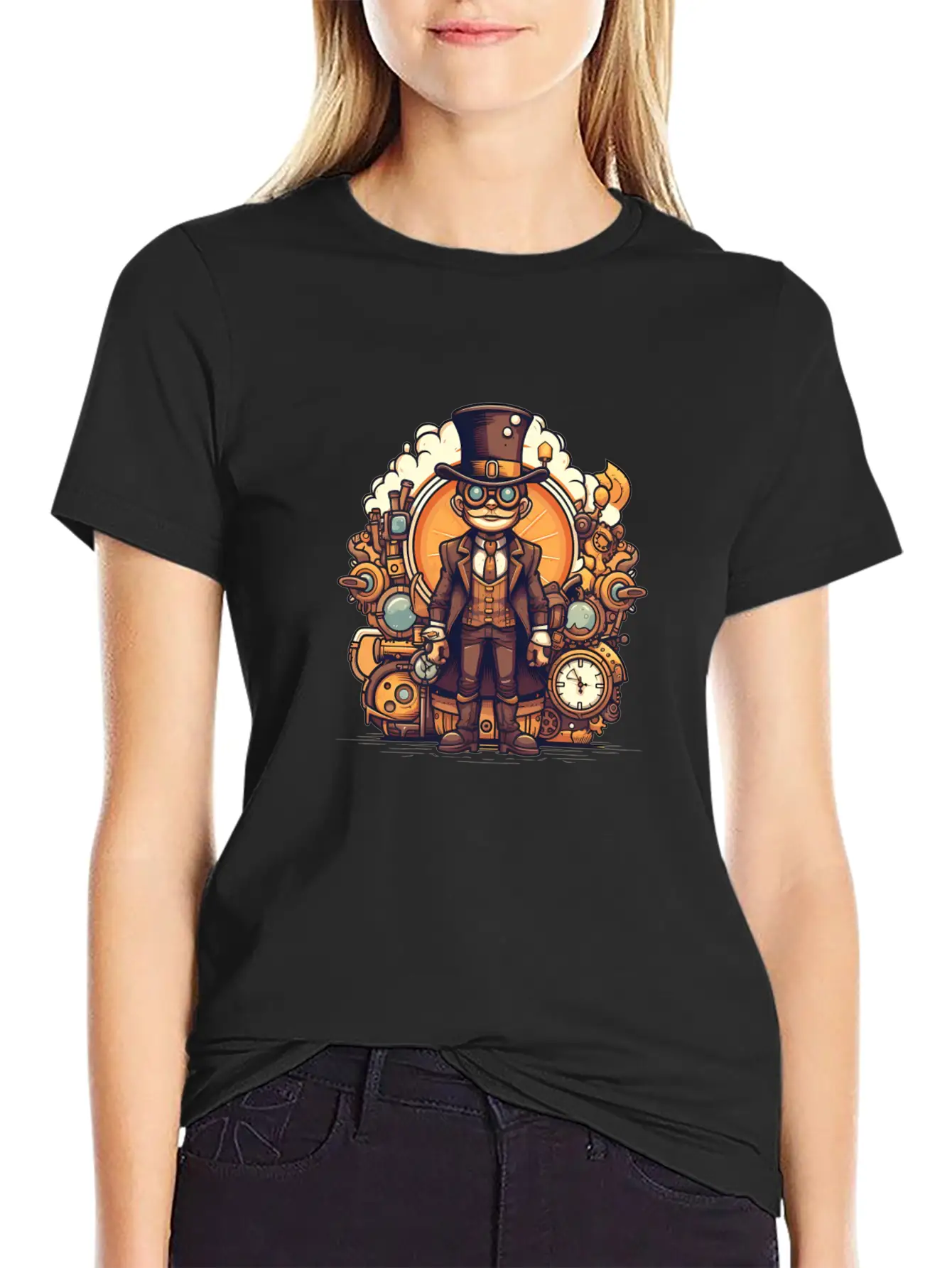Steampunk Streetwear Stylish Everyday T-Shirt – Unisex Basic Cotton Tee