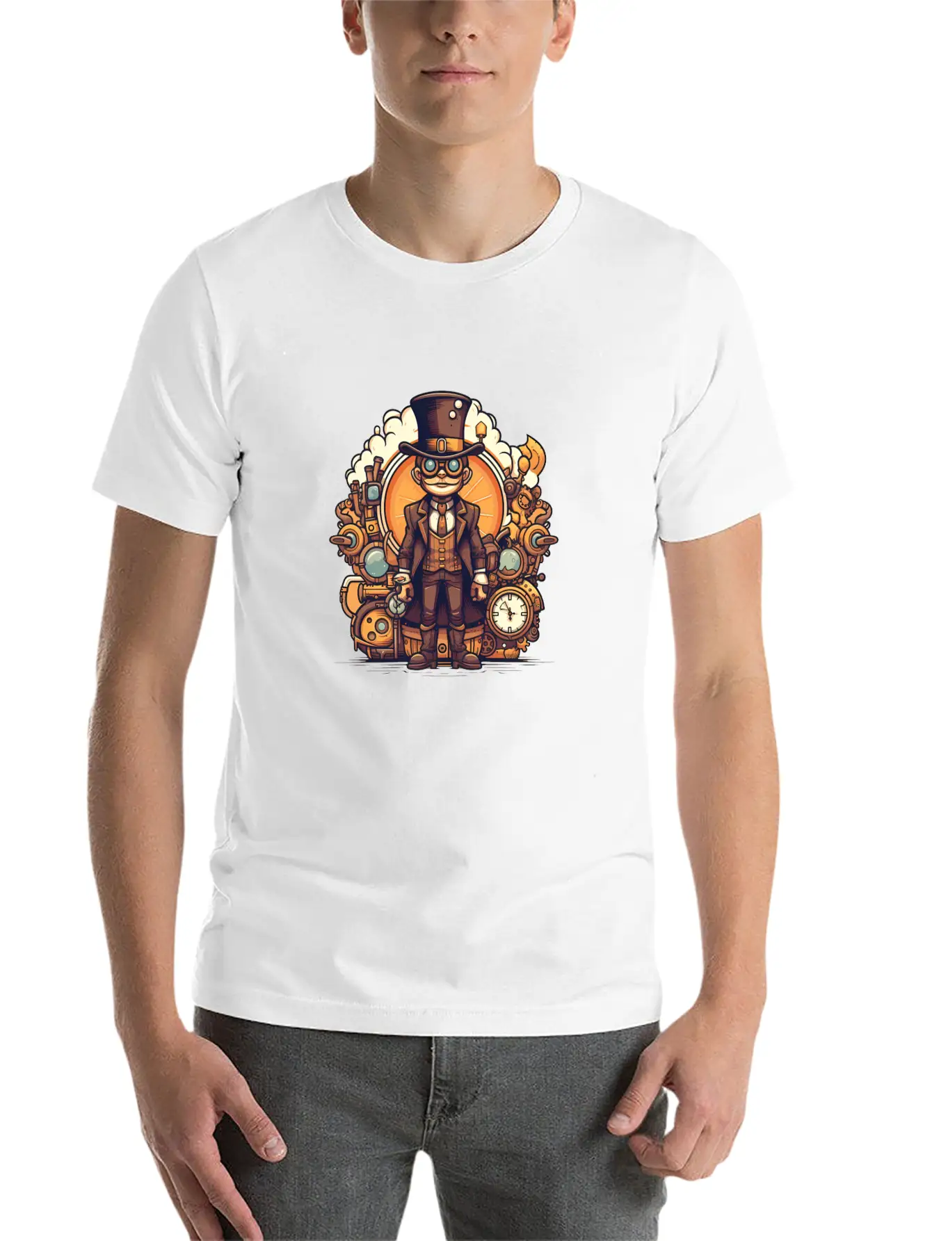 Steampunk Streetwear Stylish Everyday T-Shirt – Unisex Basic Cotton Tee