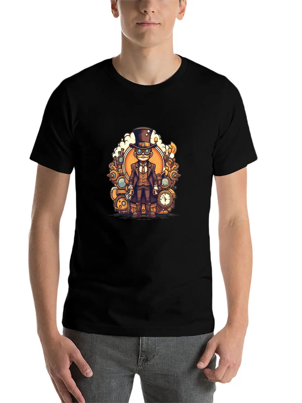 Steampunk Streetwear Stylish Everyday T-Shirt – Unisex Basic Cotton Tee