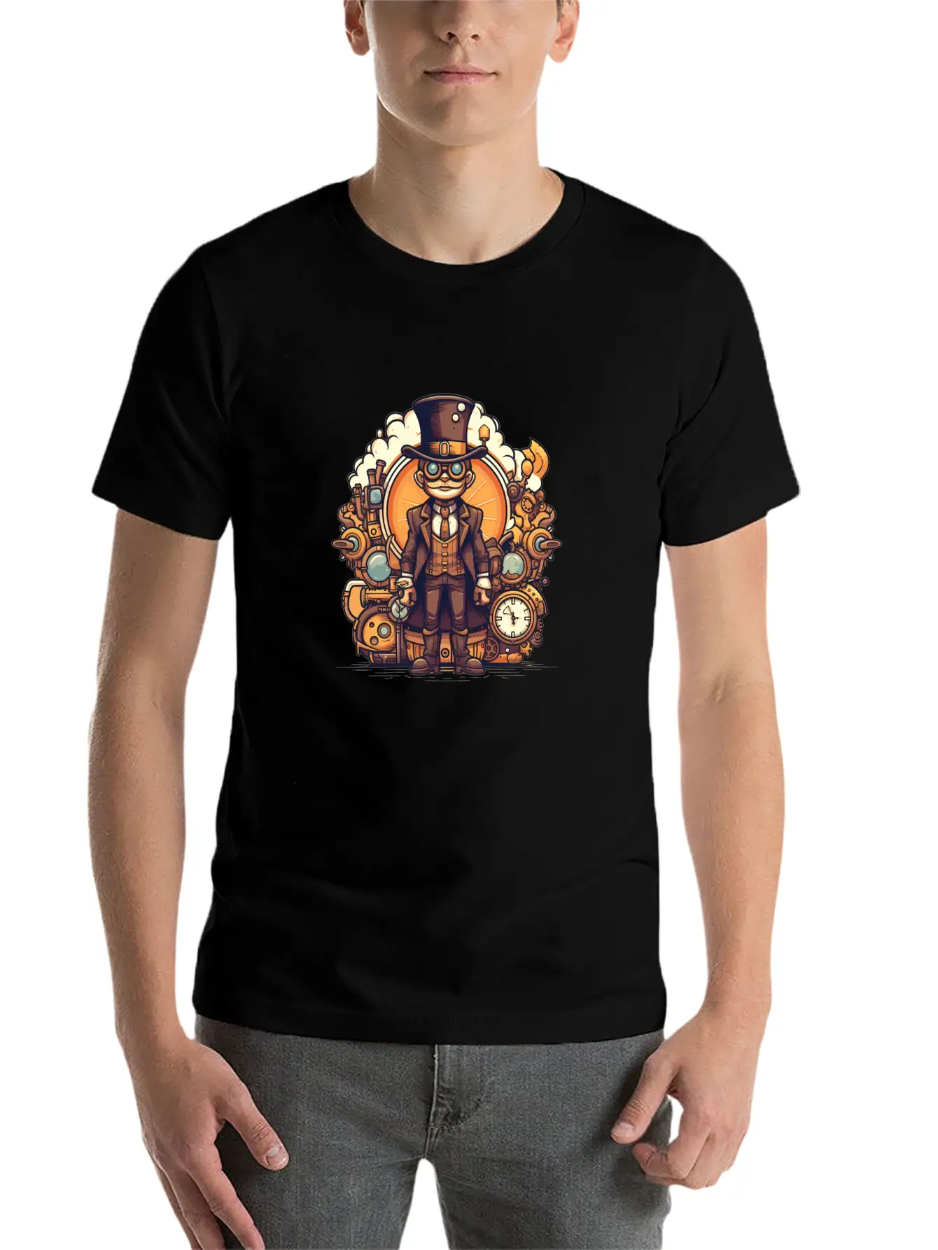 Steampunk Streetwear Stylish Everyday T-Shirt – Unisex Basic Cotton Tee
