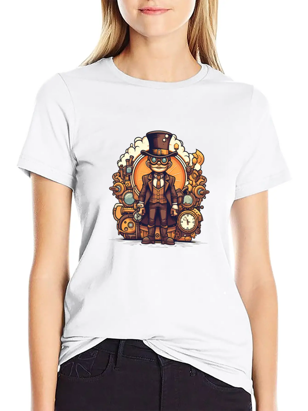 Steampunk Streetwear Stylish Everyday T-Shirt – Unisex Basic Cotton Tee