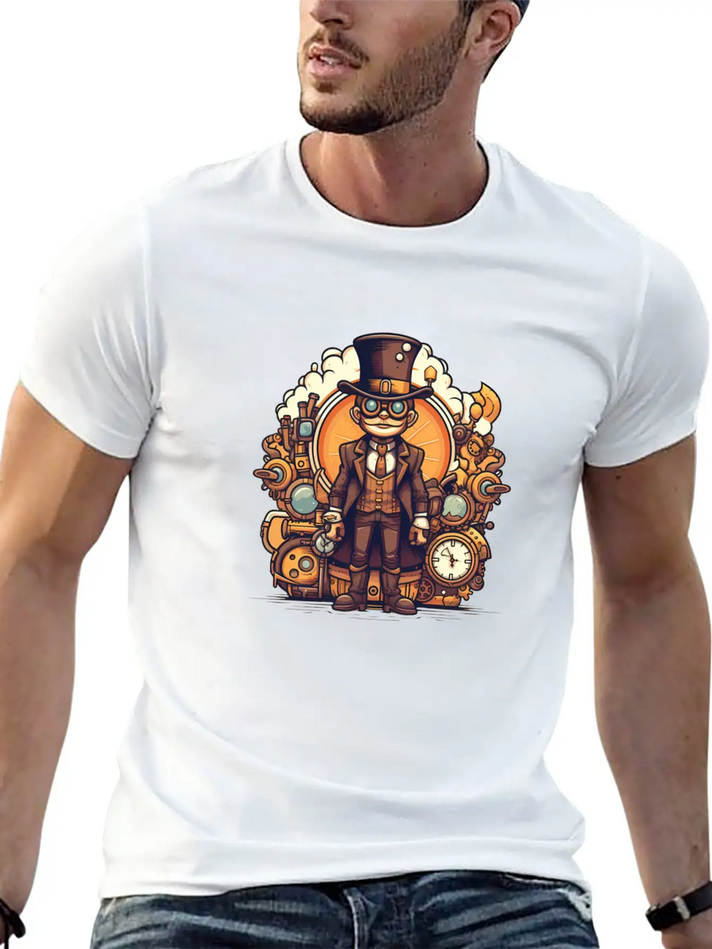 Steampunk Streetwear Stylish Everyday T-Shirt – Unisex Basic Cotton Tee