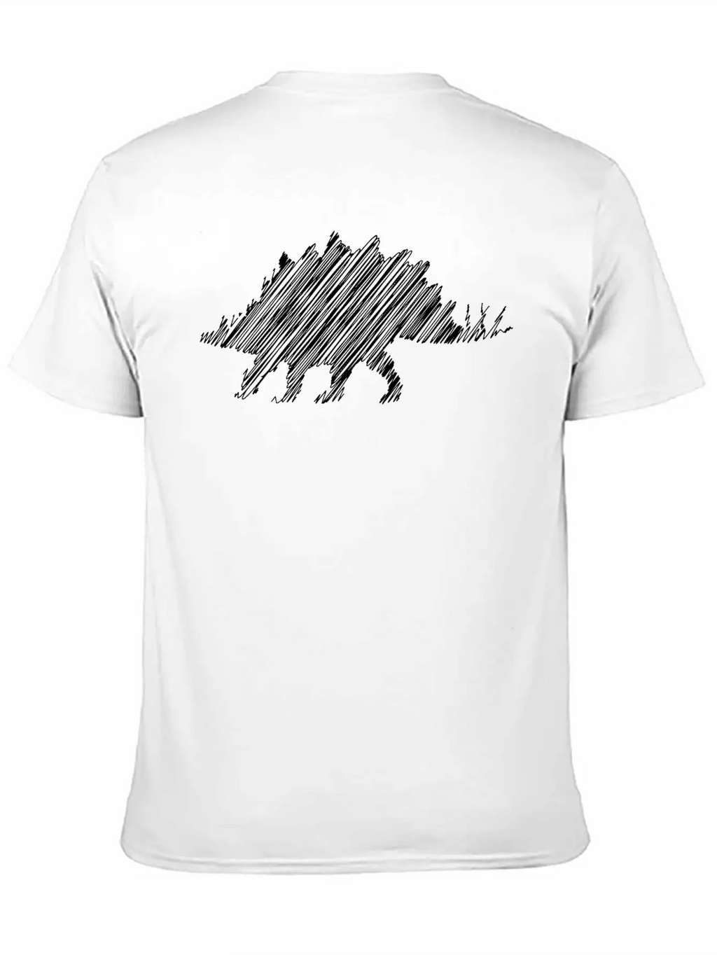Stegosaurus Gift Idea Design Graphic Art Exclusive Unisex Casual T-Shirt – Clean Design For Daily Comfort