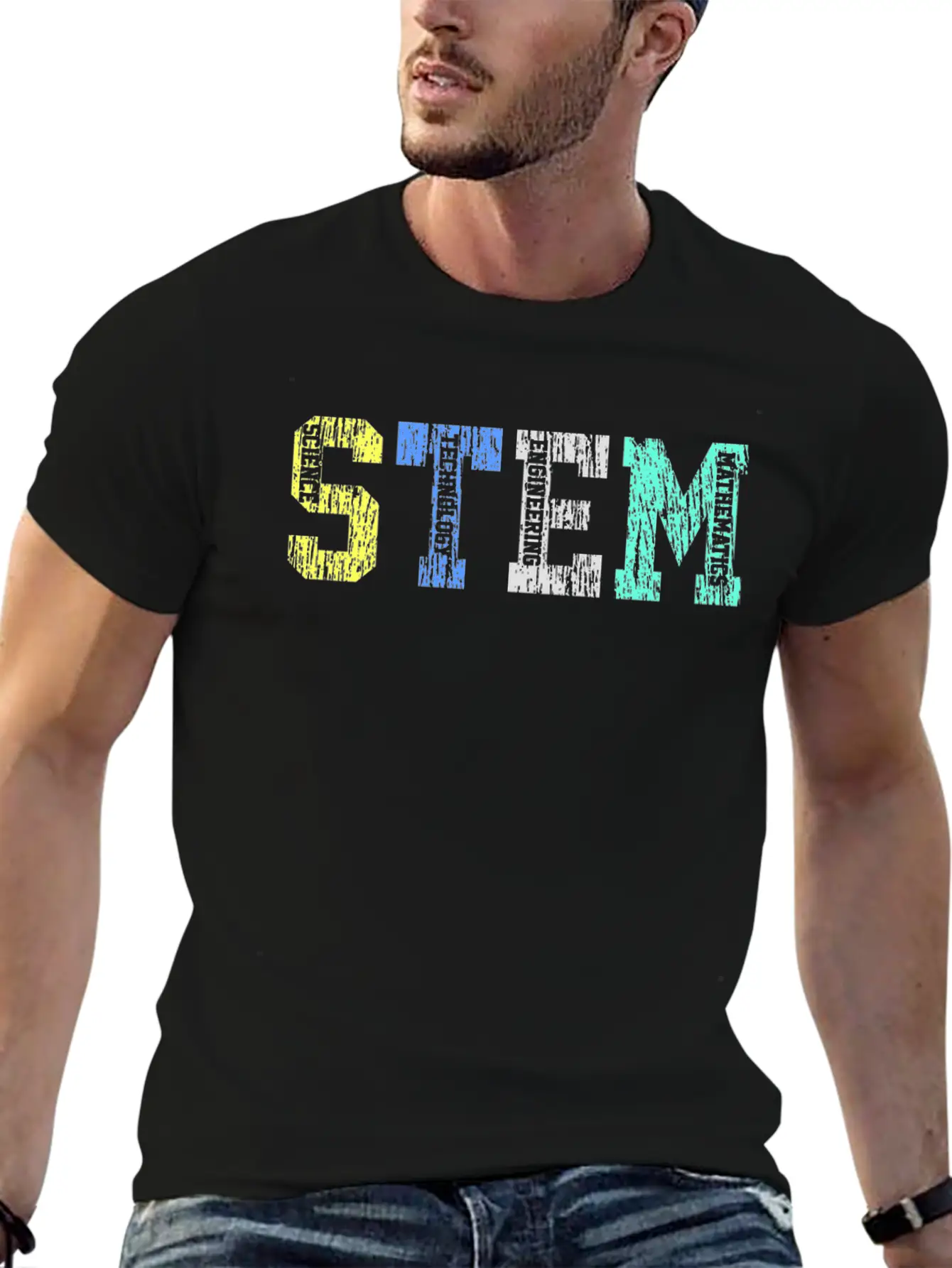 STEM Acronym Teacher Student School Essential Cotton Tee For Daily Outfits – Unisex Style