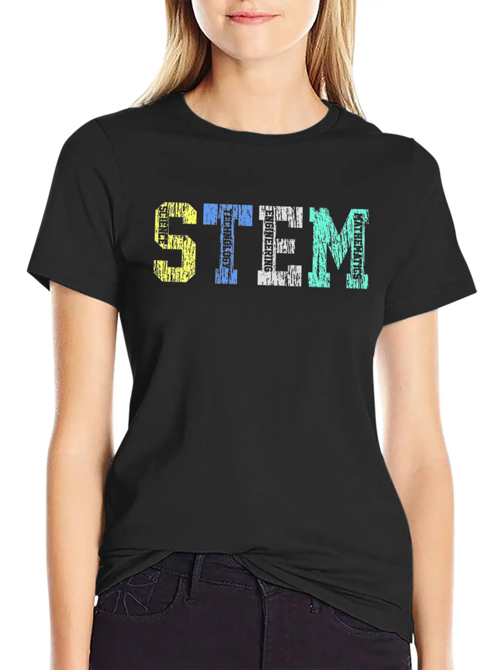 STEM Acronym Teacher Student School Essential Cotton Tee For Daily Outfits – Unisex Style