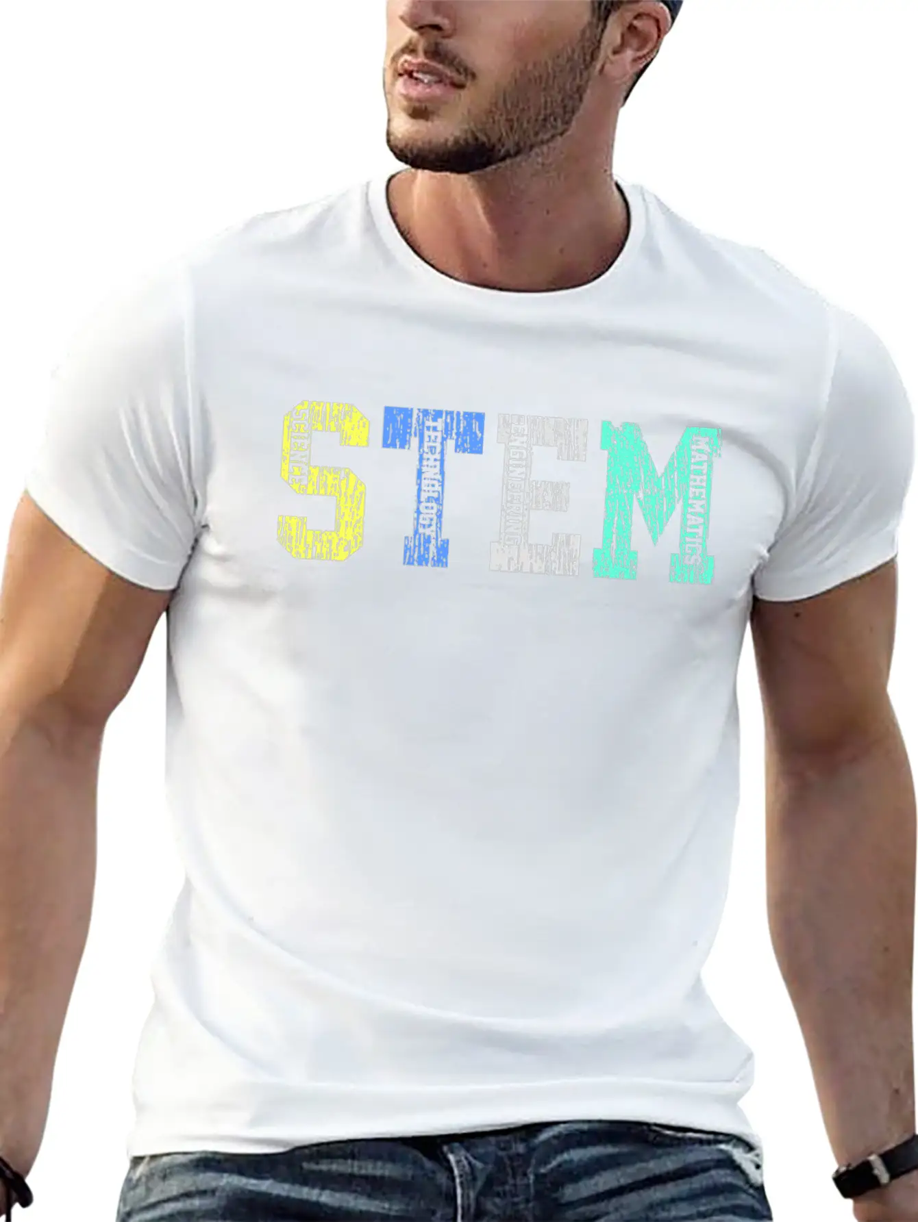 STEM Acronym Teacher Student School Essential Cotton Tee For Daily Outfits – Unisex Style