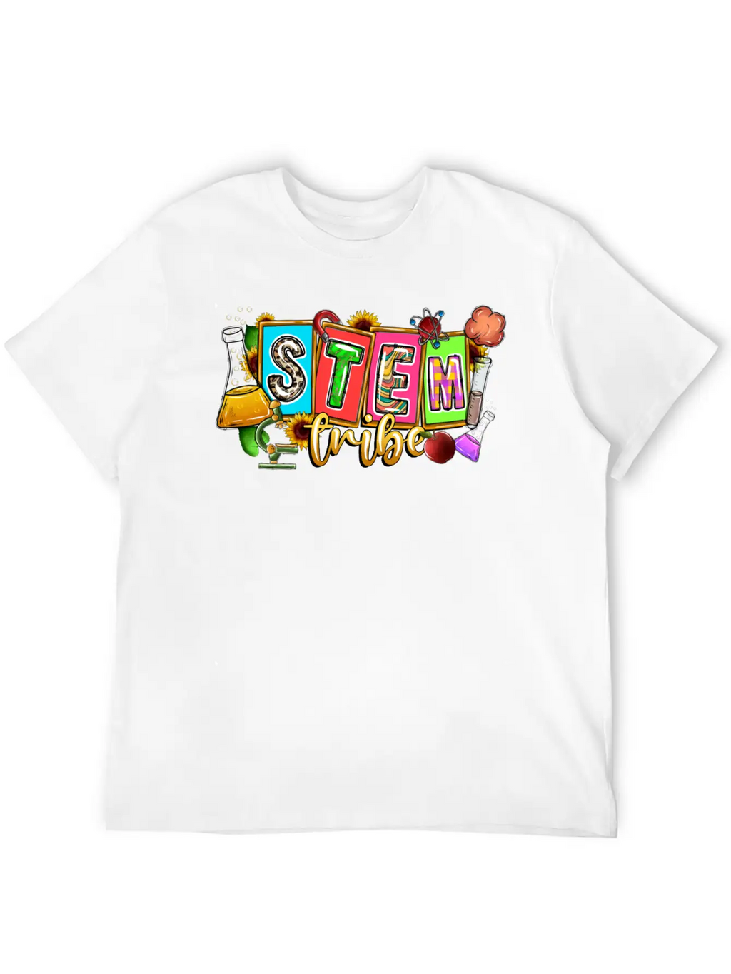 Stem Tribe Unisex Short Sleeve Soft Cotton T-Shirt – Casual Everyday Wear