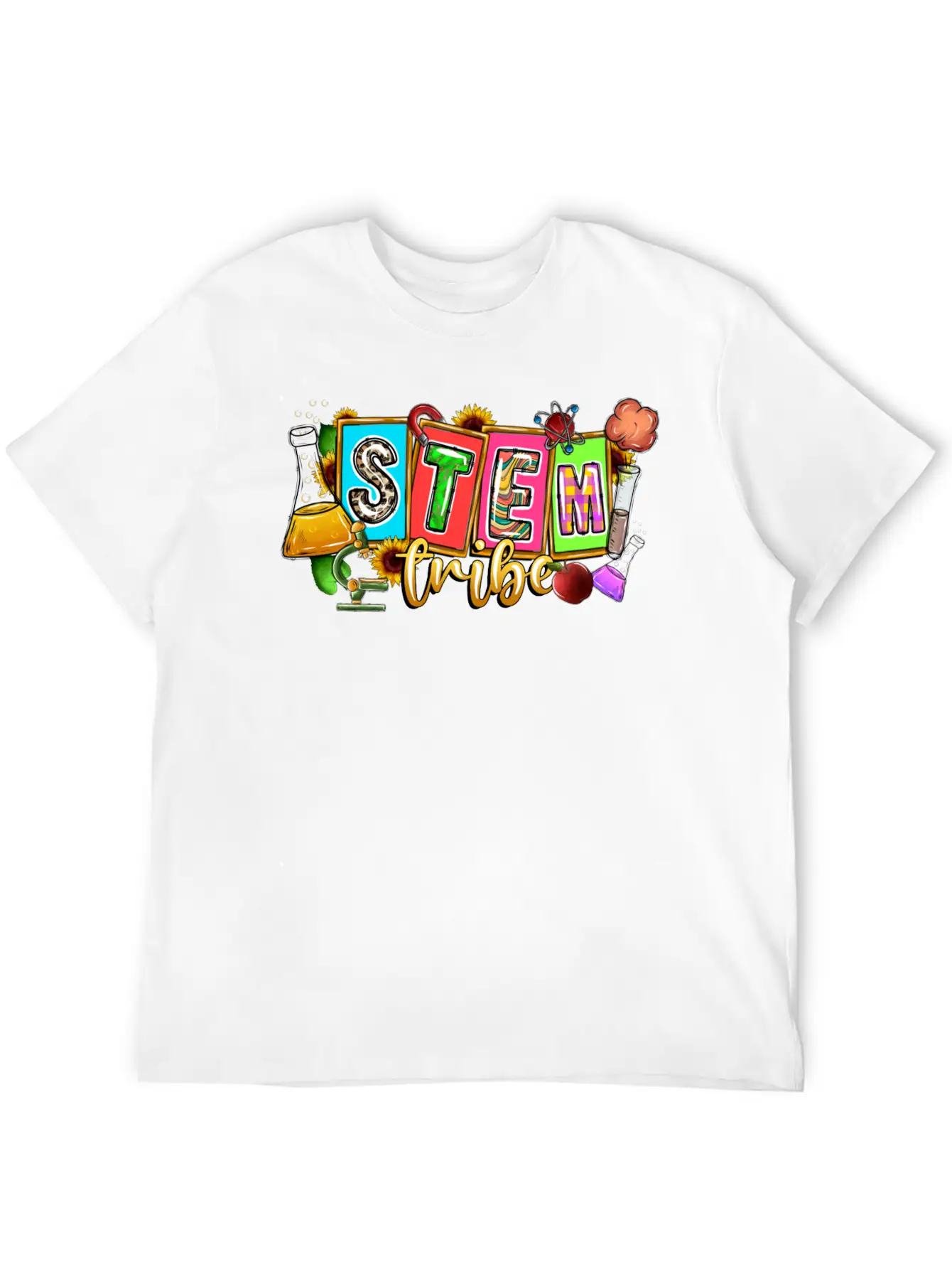 Stem Tribe Unisex Short Sleeve Soft Cotton T-Shirt – Casual Everyday Wear
