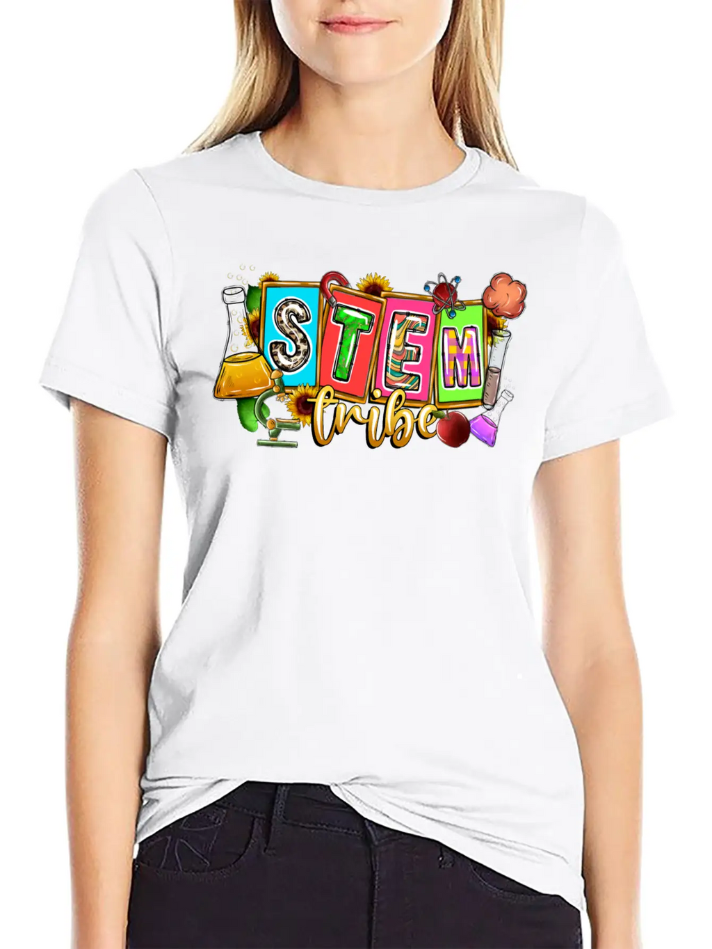 Stem Tribe Unisex Short Sleeve Soft Cotton T-Shirt – Casual Everyday Wear