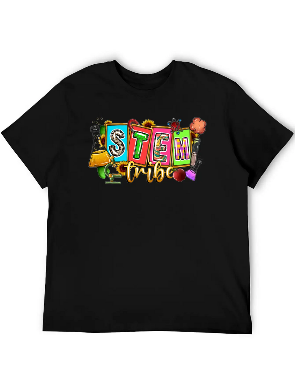 Stem Tribe Unisex Short Sleeve Soft Cotton T-Shirt – Casual Everyday Wear
