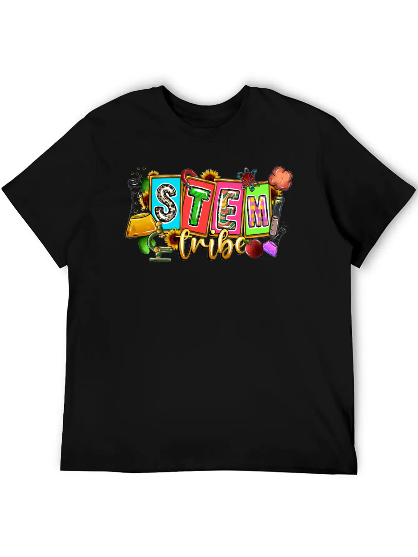 Stem Tribe Unisex Short Sleeve Soft Cotton T-Shirt – Casual Everyday Wear