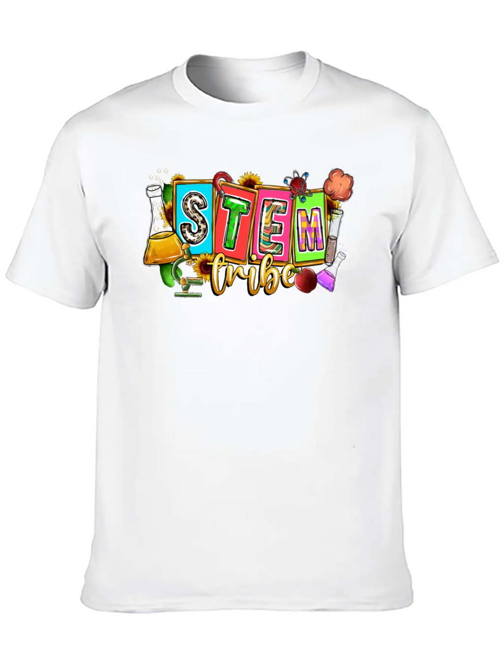 Stem Tribe Unisex Short Sleeve Soft Cotton T-Shirt – Casual Everyday Wear