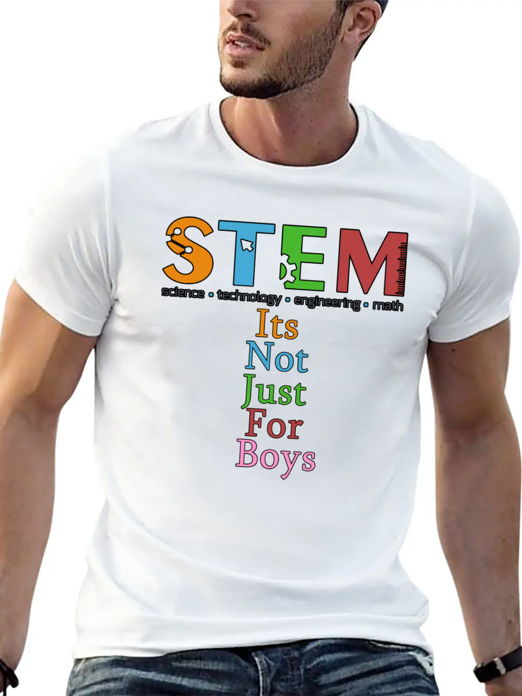 STEM Unisex Casual T-Shirt – Clean Design For Daily Comfort