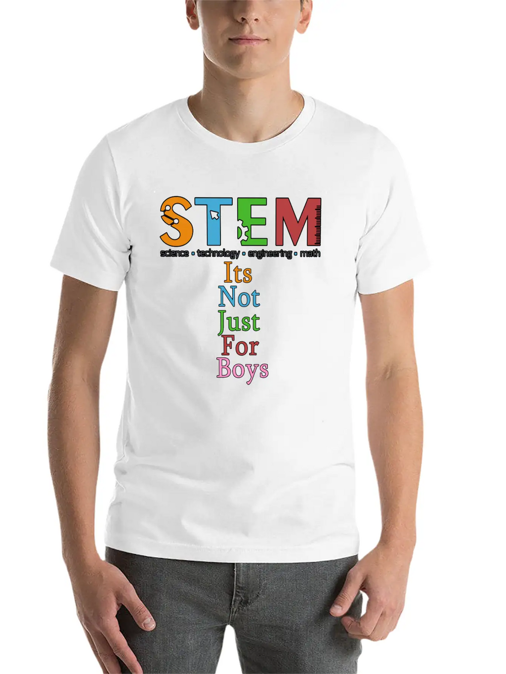 STEM Unisex Casual T-Shirt – Clean Design For Daily Comfort