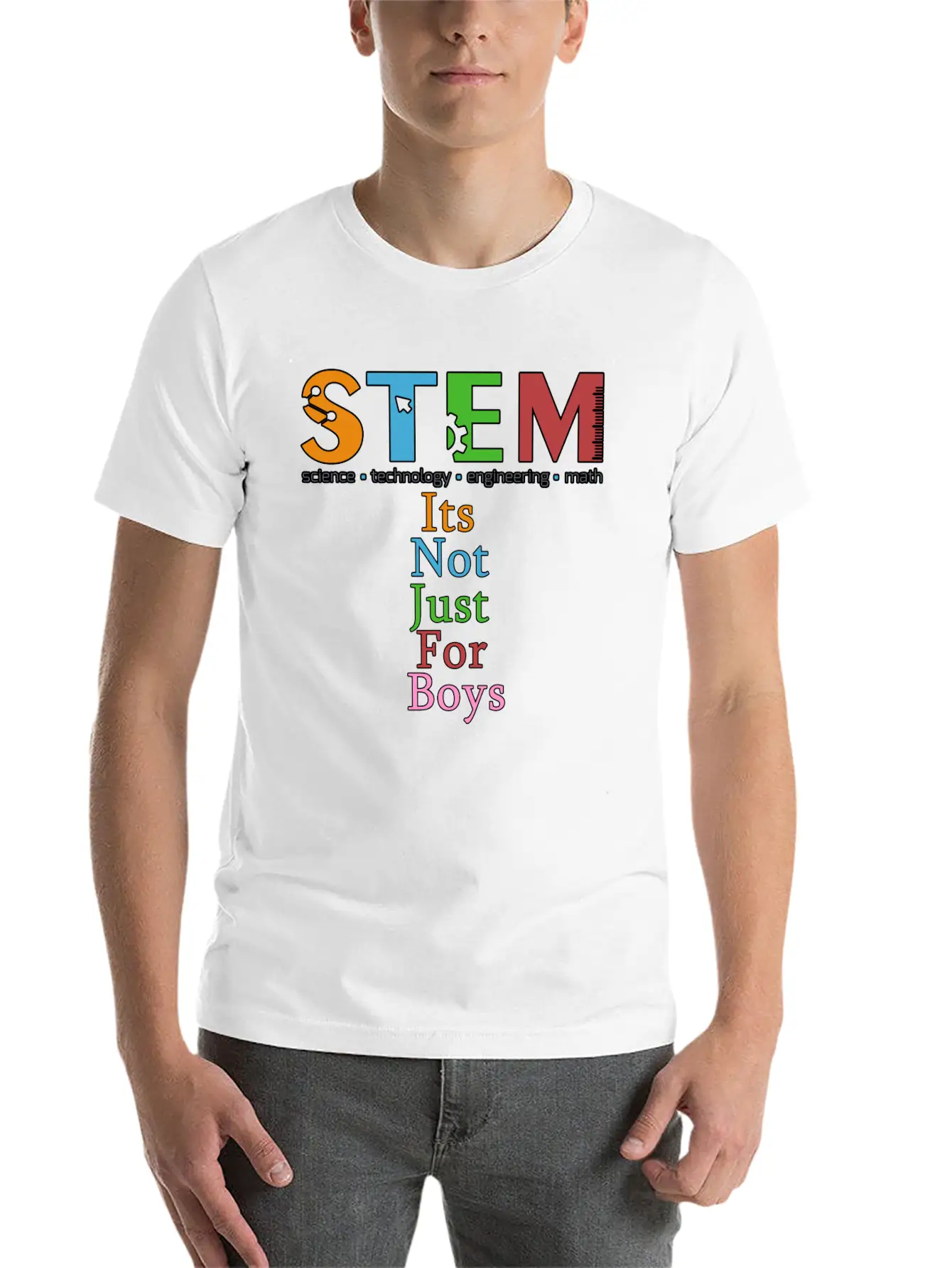 STEM Unisex Casual T-Shirt – Clean Design For Daily Comfort