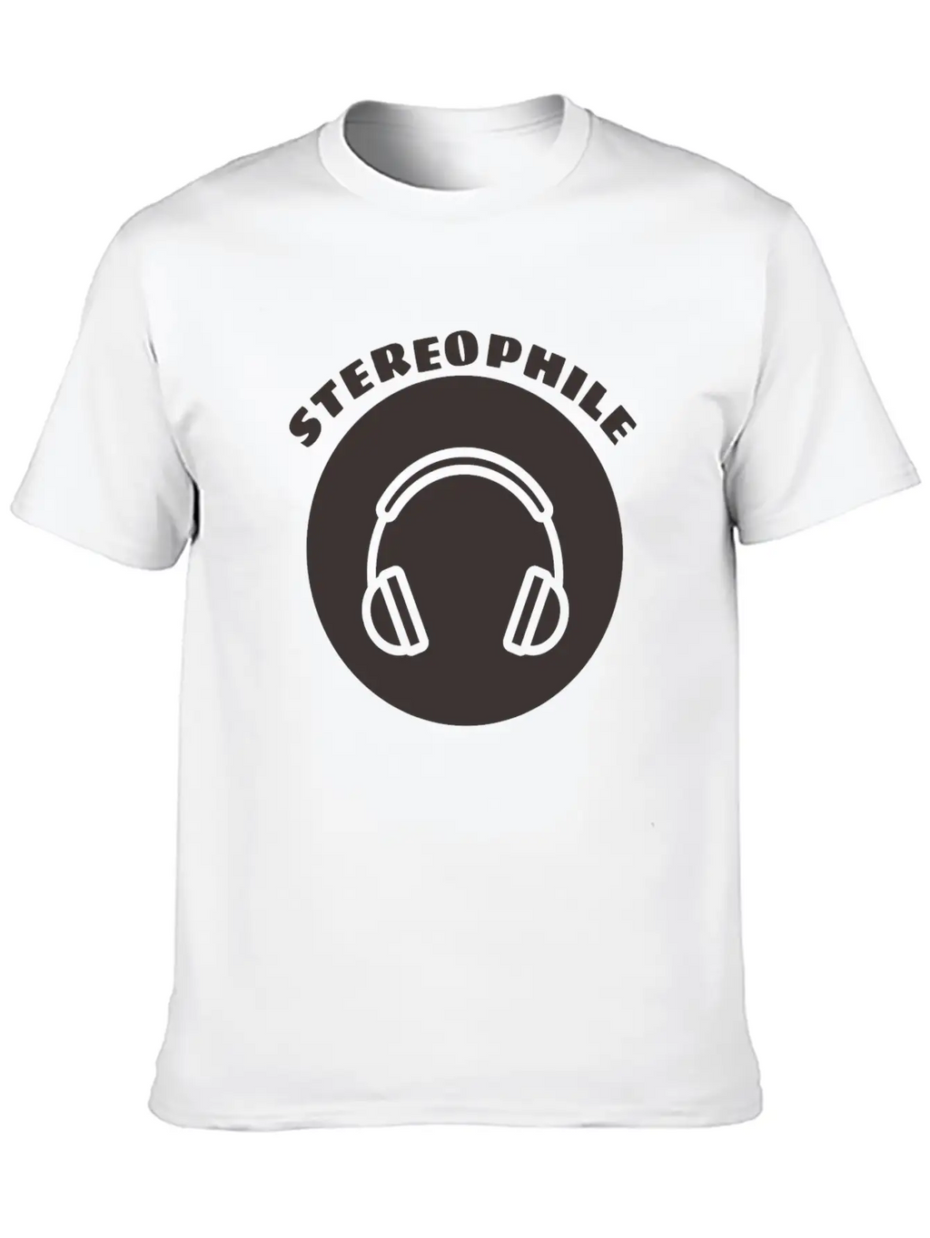 Stereophile Headphones Dj Unisex Casual T-Shirt – Clean Design For Daily Comfort