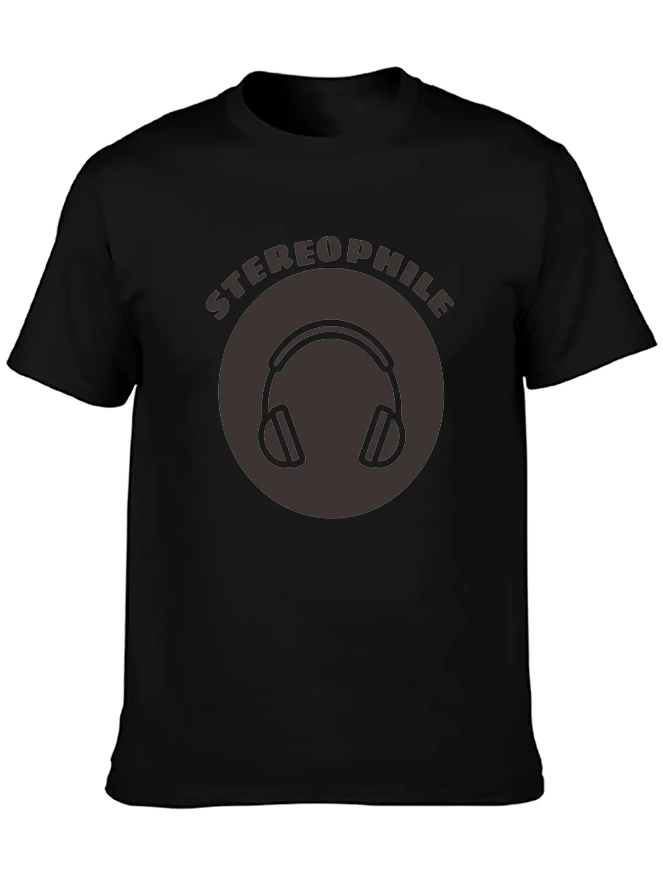 Stereophile Headphones Dj Unisex Casual T-Shirt – Clean Design For Daily Comfort
