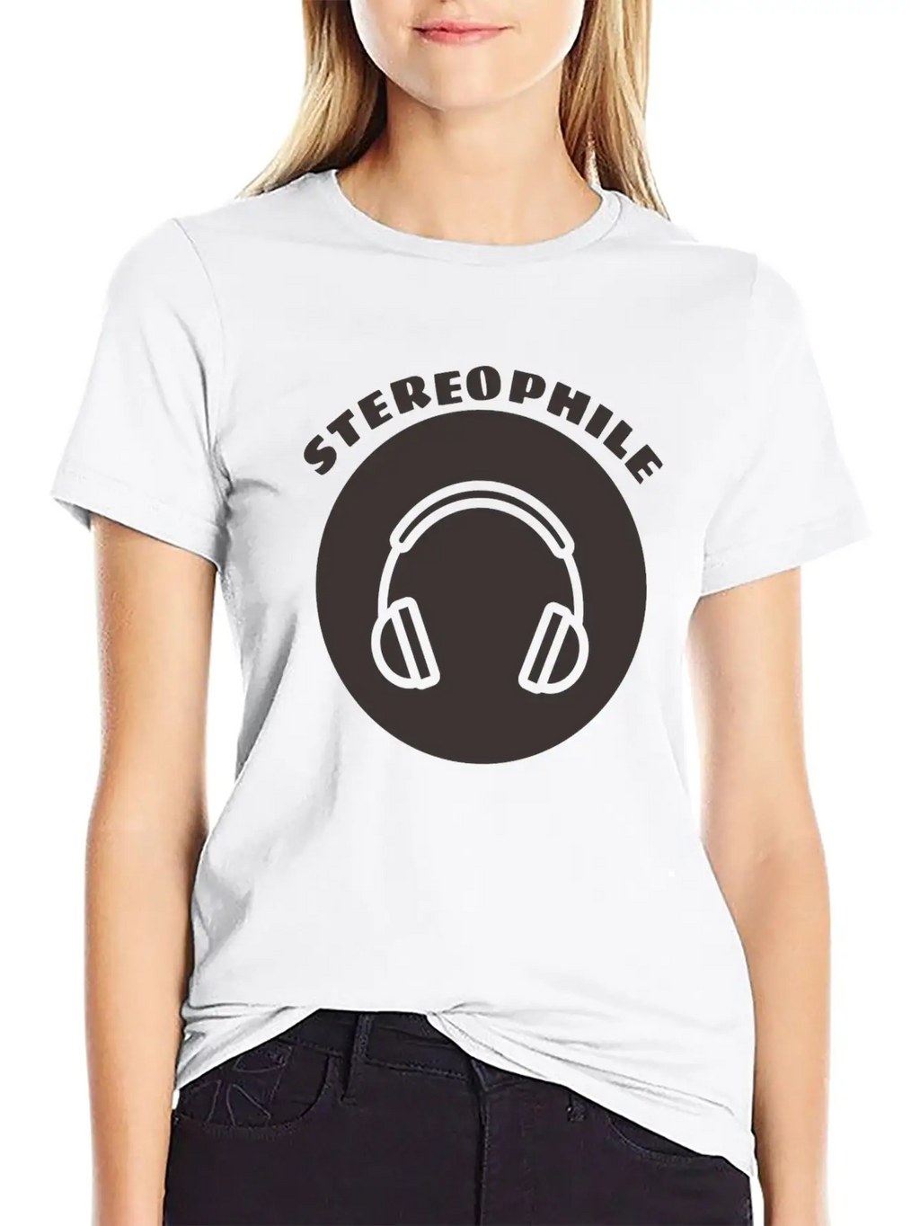 Stereophile Headphones Dj Unisex Casual T-Shirt – Clean Design For Daily Comfort