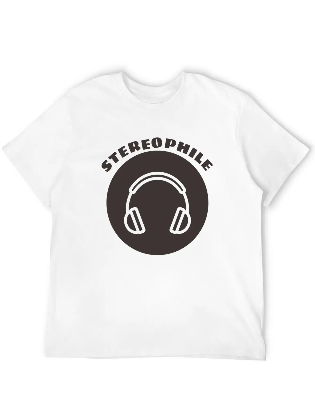 Stereophile Headphones Dj Unisex Casual T-Shirt – Clean Design For Daily Comfort