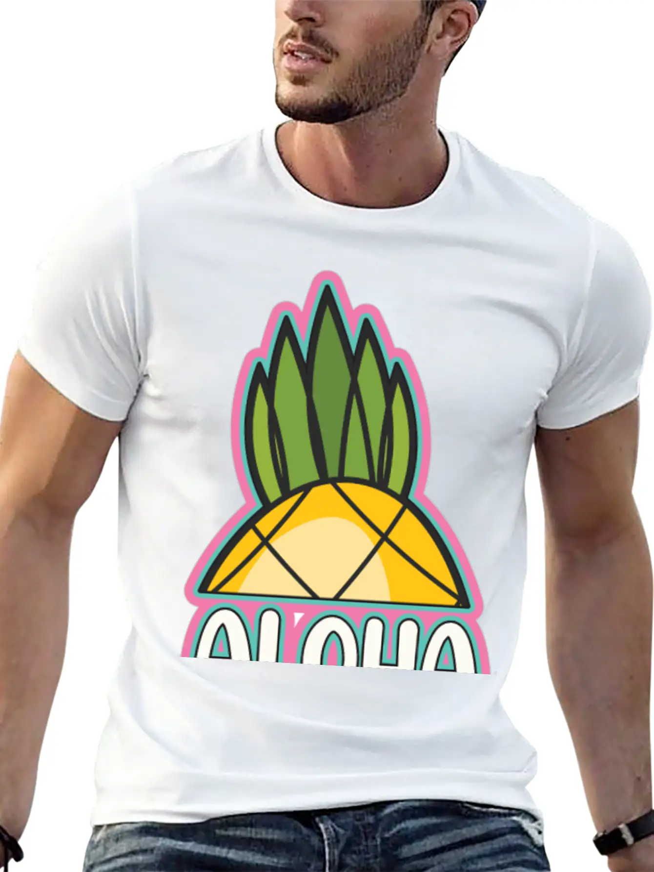 Sticker Fanny,Cute Sticker Casual Graphic T-Shirt – Simple And Comfortable Daily Wear