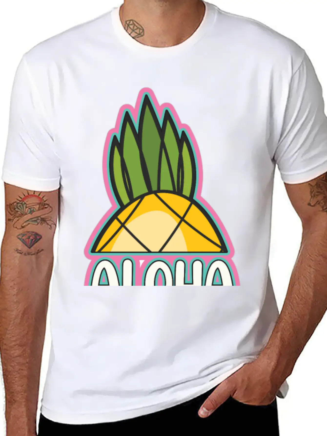 Sticker Fanny,Cute Sticker Casual Graphic T-Shirt – Simple And Comfortable Daily Wear