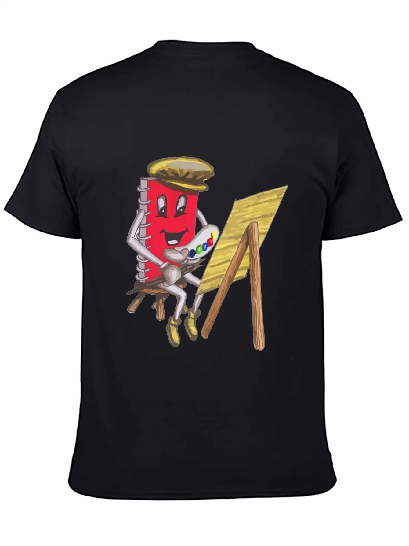 Sticky Note Block Art Draw Painting Funny Unisex Casual T-Shirt – Clean Design For Daily Comfort