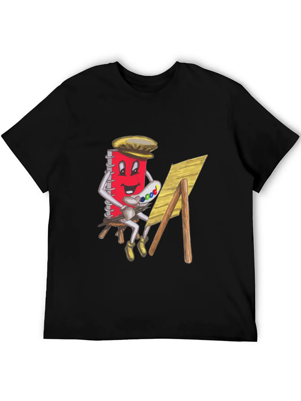Sticky Note Block Art Draw Painting Funny Unisex Casual T-Shirt – Clean Design For Daily Comfort