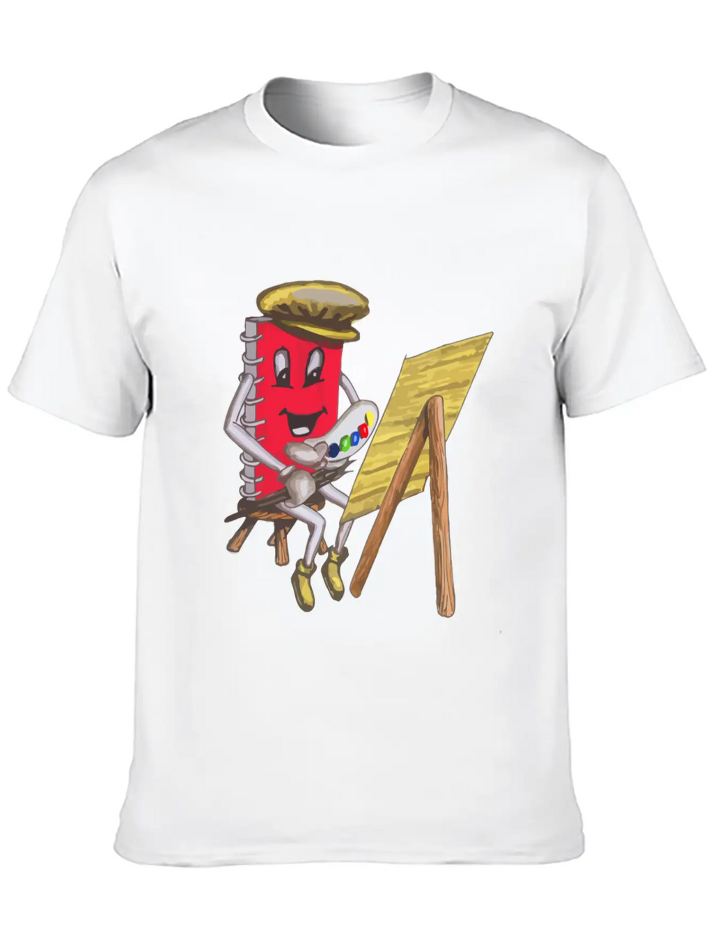 Sticky Note Block Art Draw Painting Funny Unisex Casual T-Shirt – Clean Design For Daily Comfort