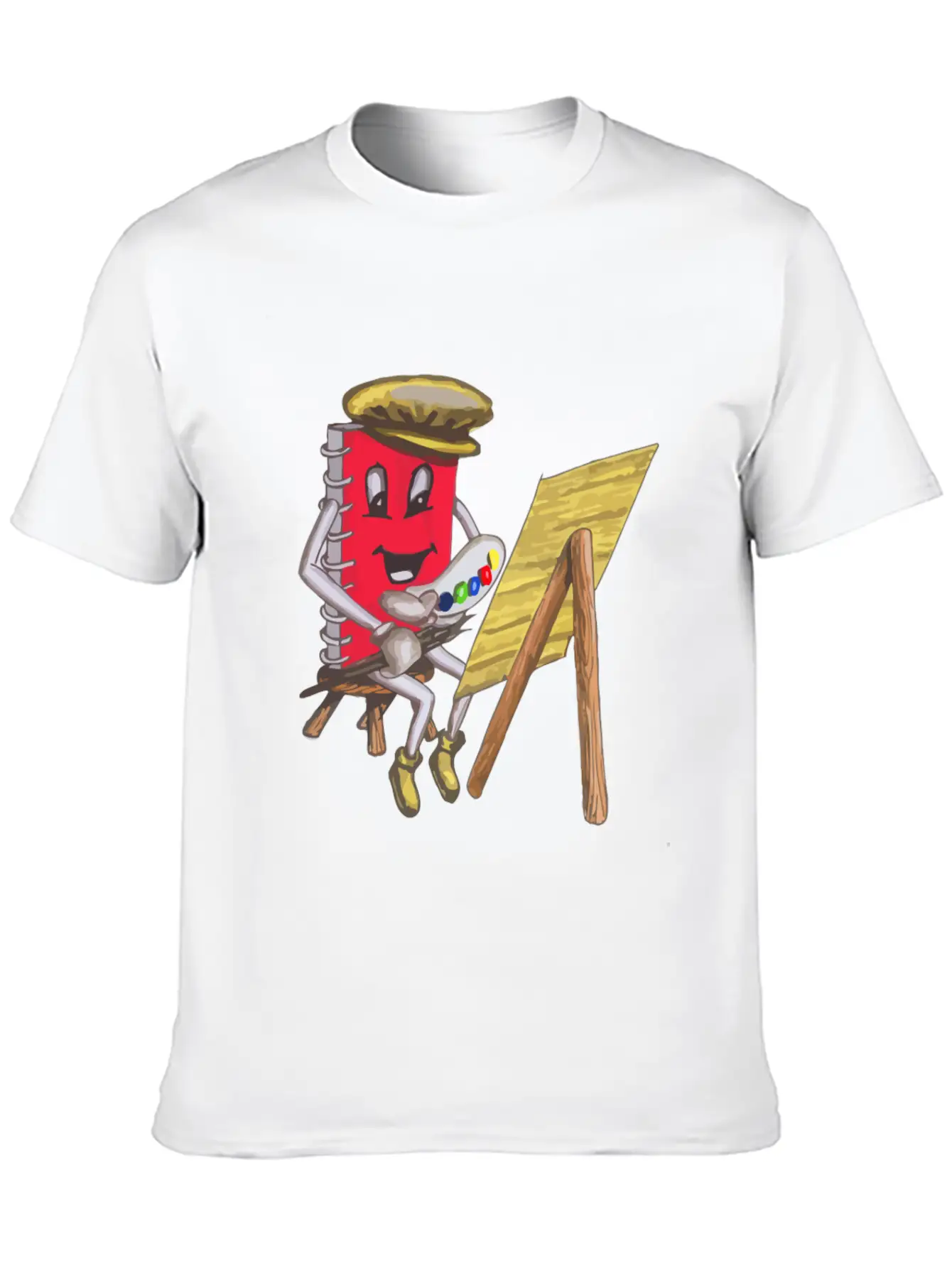 Sticky Note Block Art Draw Painting Funny Unisex Casual T-Shirt – Clean Design For Daily Comfort