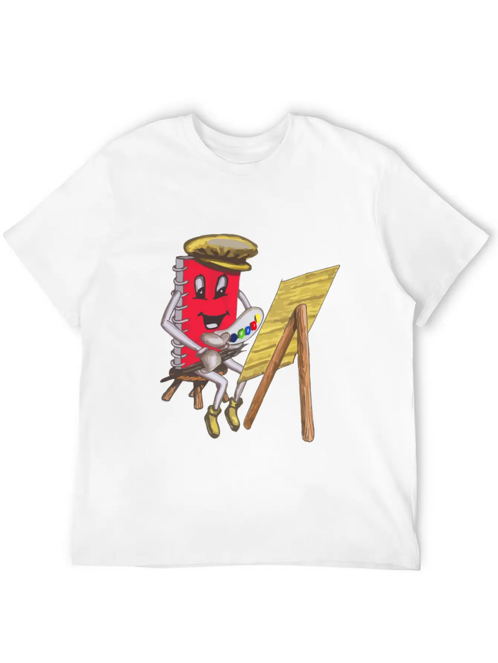 Sticky Note Block Art Draw Painting Funny Unisex Casual T-Shirt – Clean Design For Daily Comfort