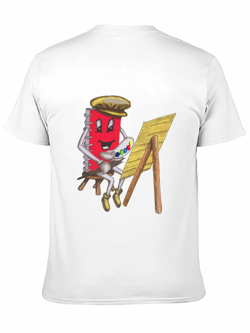 Sticky Note Block Art Draw Painting Funny Unisex Casual T-Shirt – Clean Design For Daily Comfort