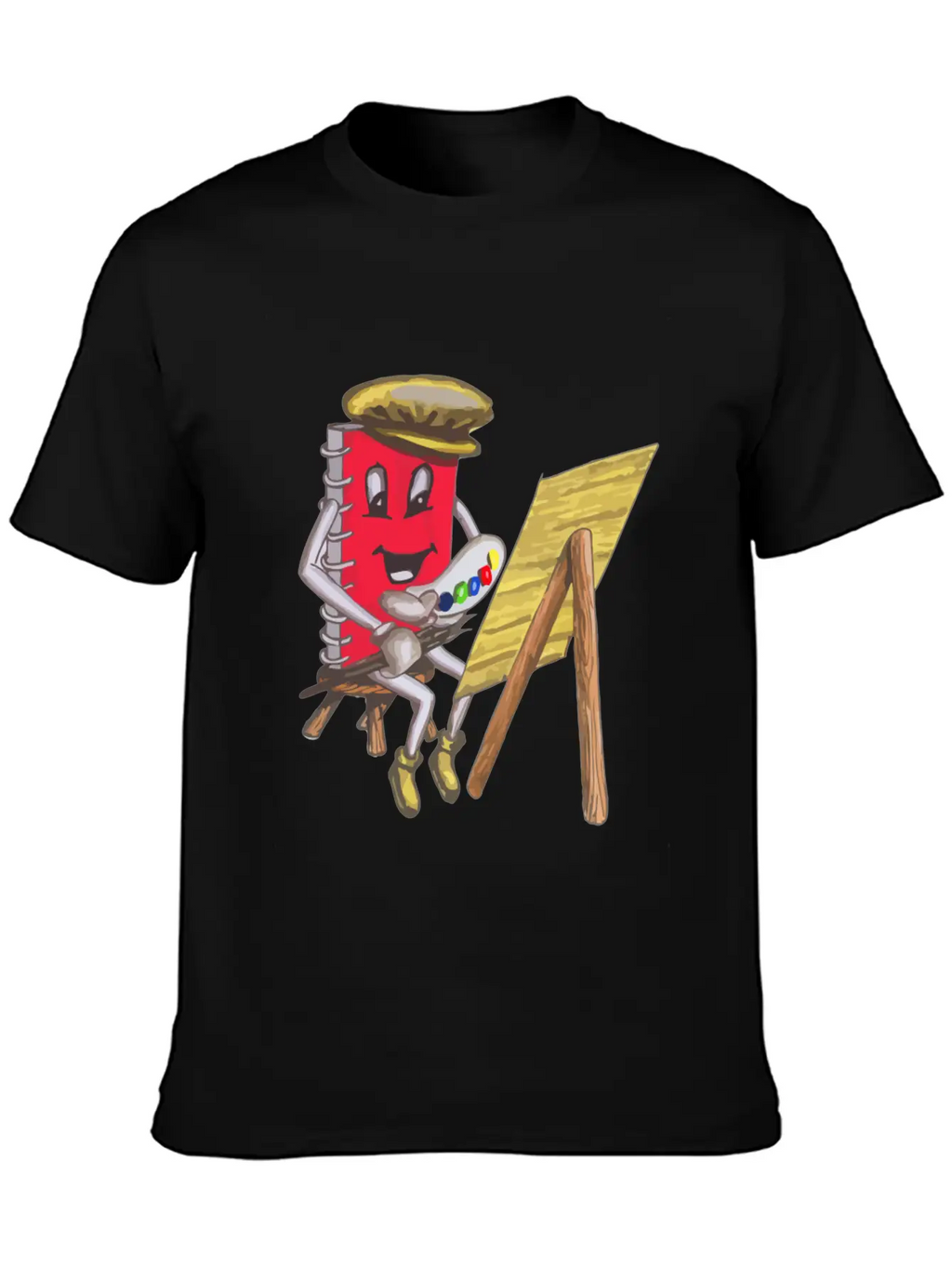 Sticky Note Block Art Draw Painting Funny Unisex Casual T-Shirt – Clean Design For Daily Comfort