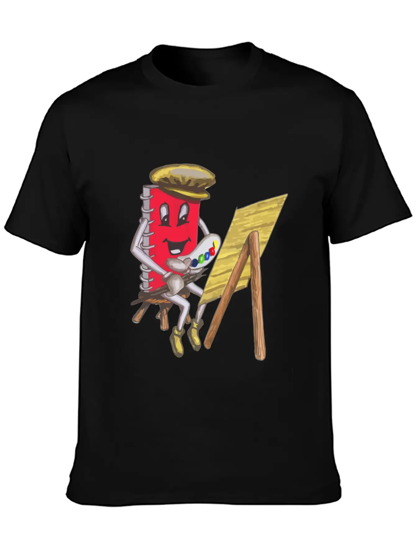 Sticky Note Block Art Draw Painting Funny Unisex Casual T-Shirt – Clean Design For Daily Comfort