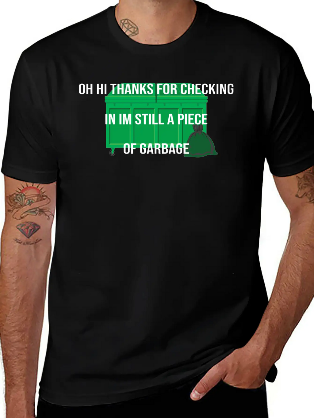 Still A Piece Of Garbage,cool Idea Design Breathable Soft Cotton T-Shirt – Timeless Casual Look