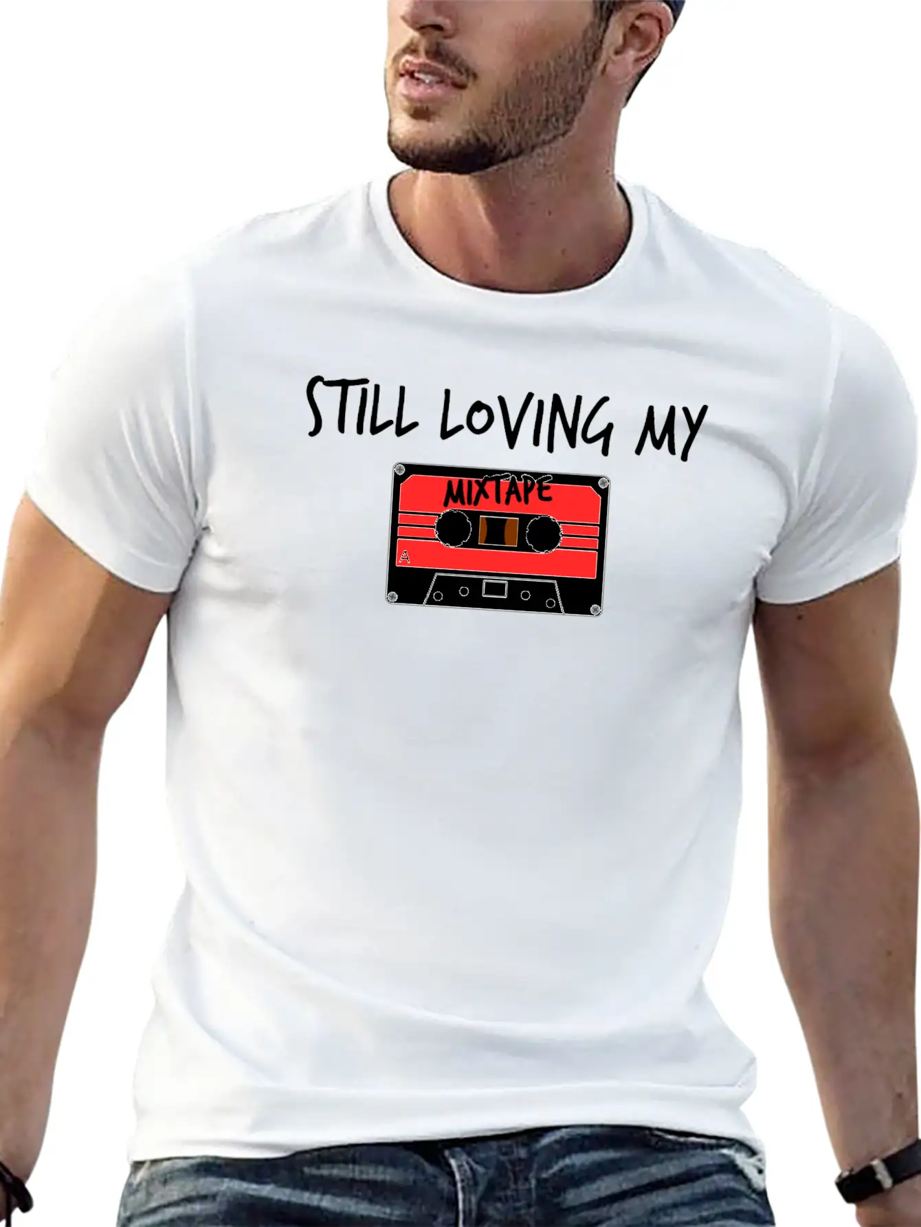 Still Loving My Mixtape Music Retro 80s 90s Tape Unisex Casual T-Shirt – Clean Design For Daily Comfort