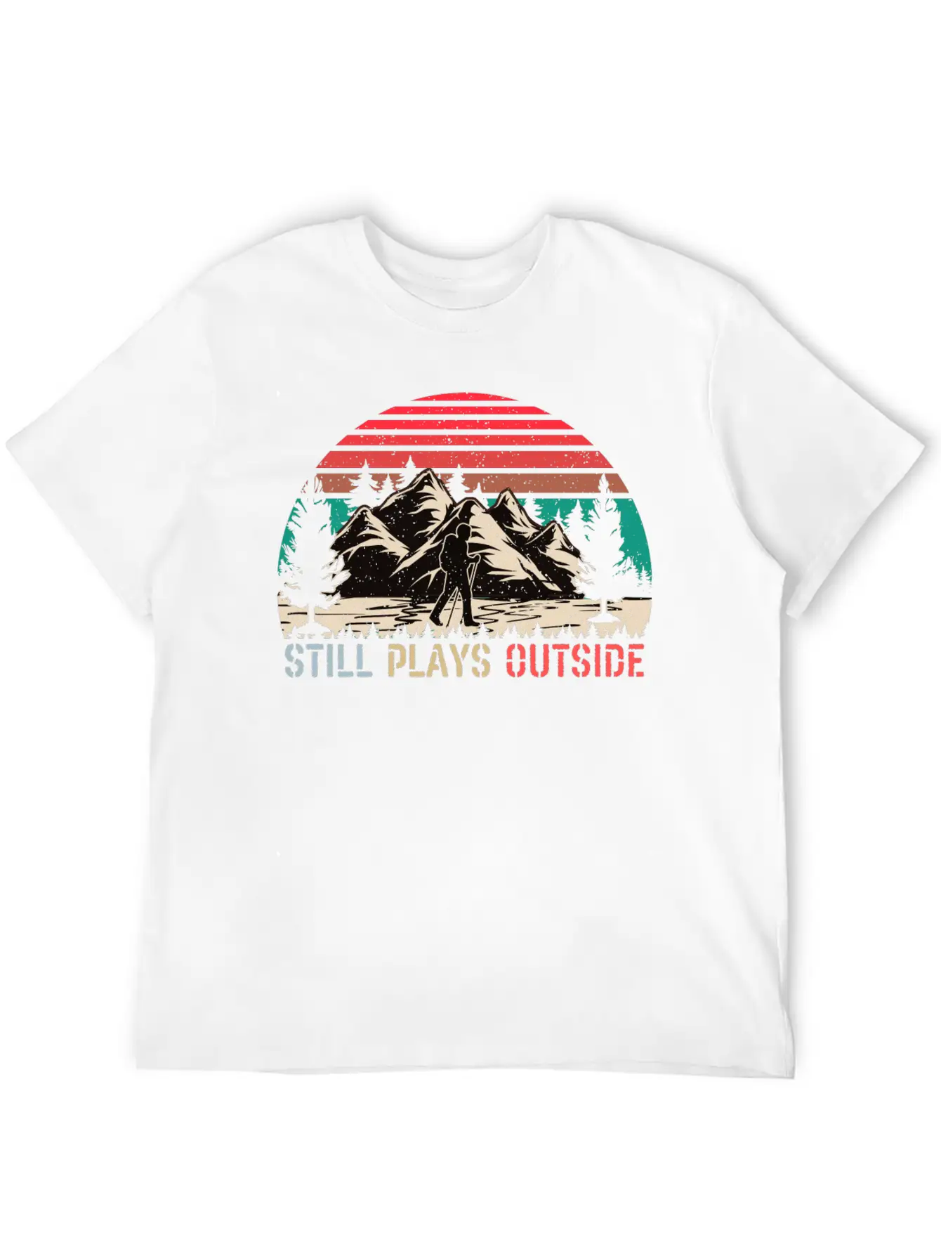 Still Plays Outside Breathable Soft Cotton T-Shirt – Timeless Casual Look
