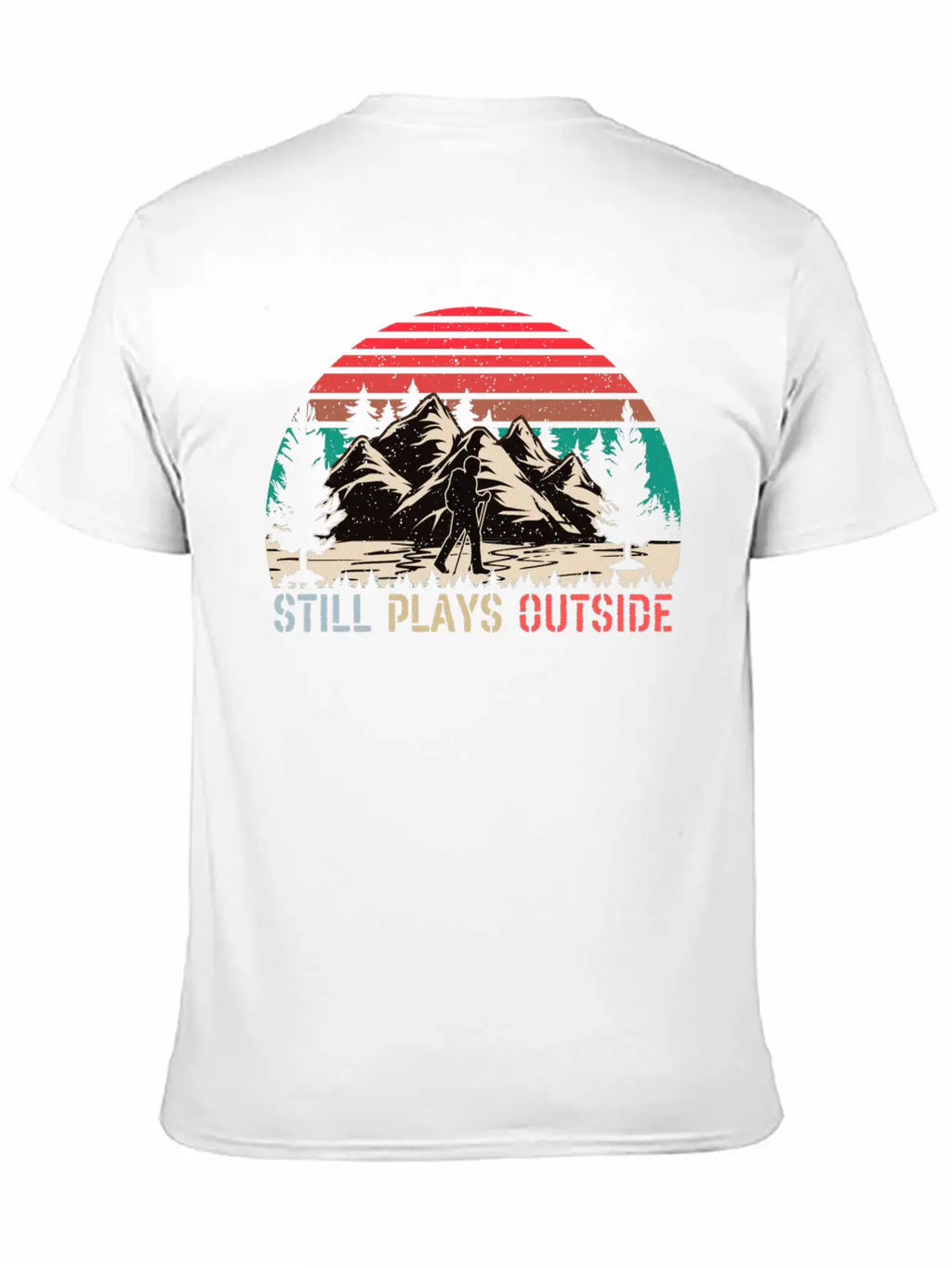 Still Plays Outside Breathable Soft Cotton T-Shirt – Timeless Casual Look