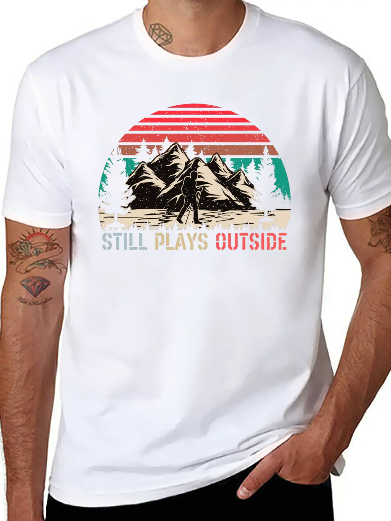 Still Plays Outside Breathable Soft Cotton T-Shirt – Timeless Casual Look