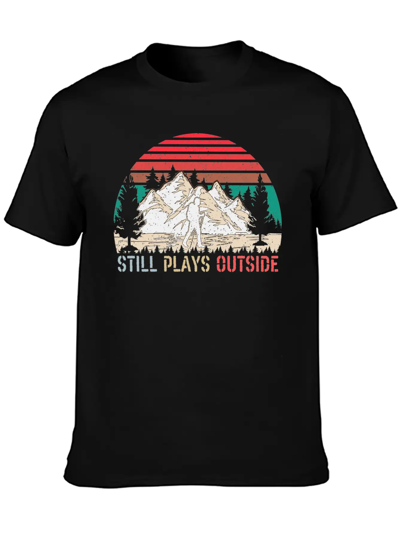 Still Plays Outside Breathable Soft Cotton T-Shirt – Timeless Casual Look