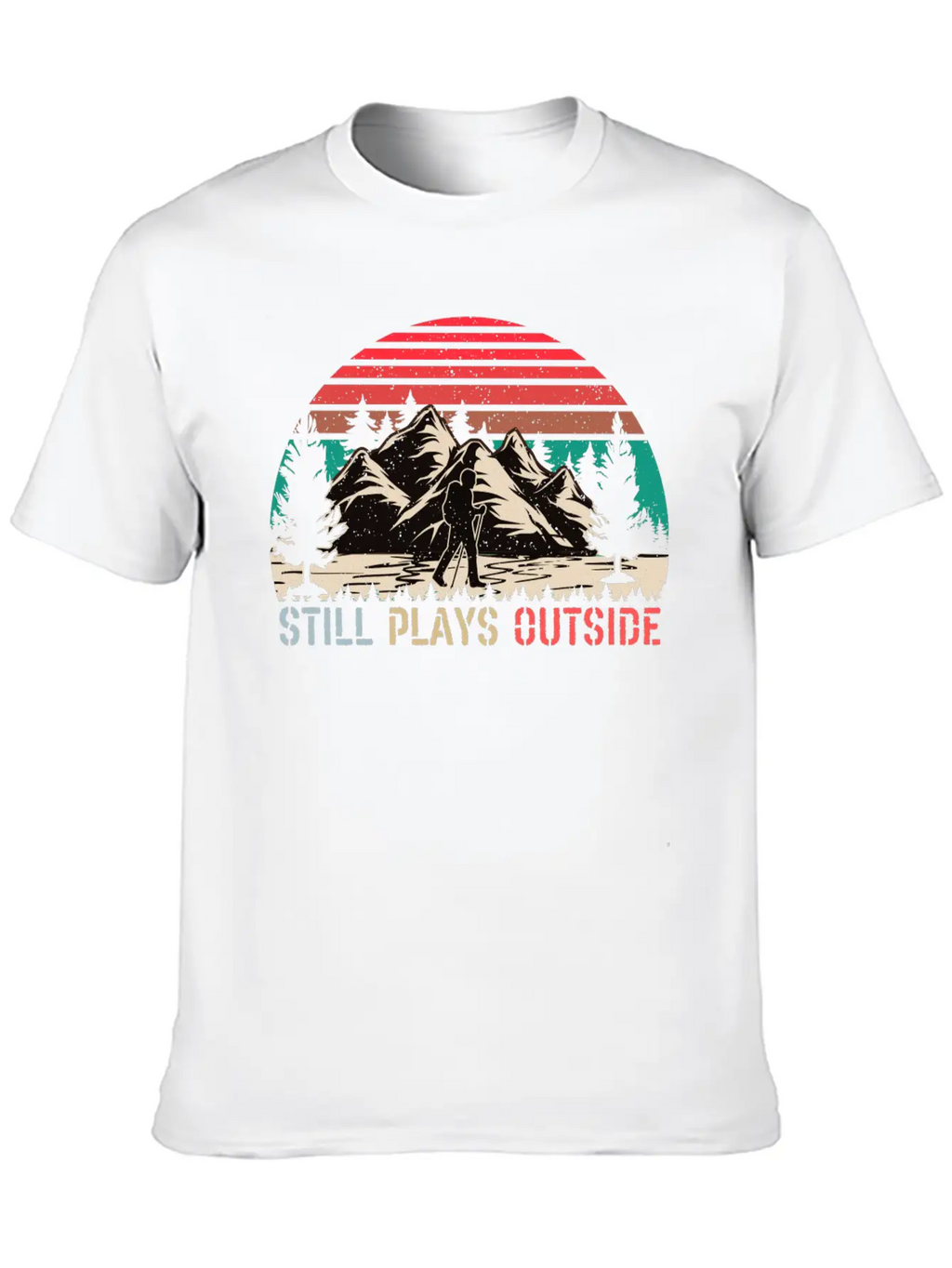 Still Plays Outside Breathable Soft Cotton T-Shirt – Timeless Casual Look