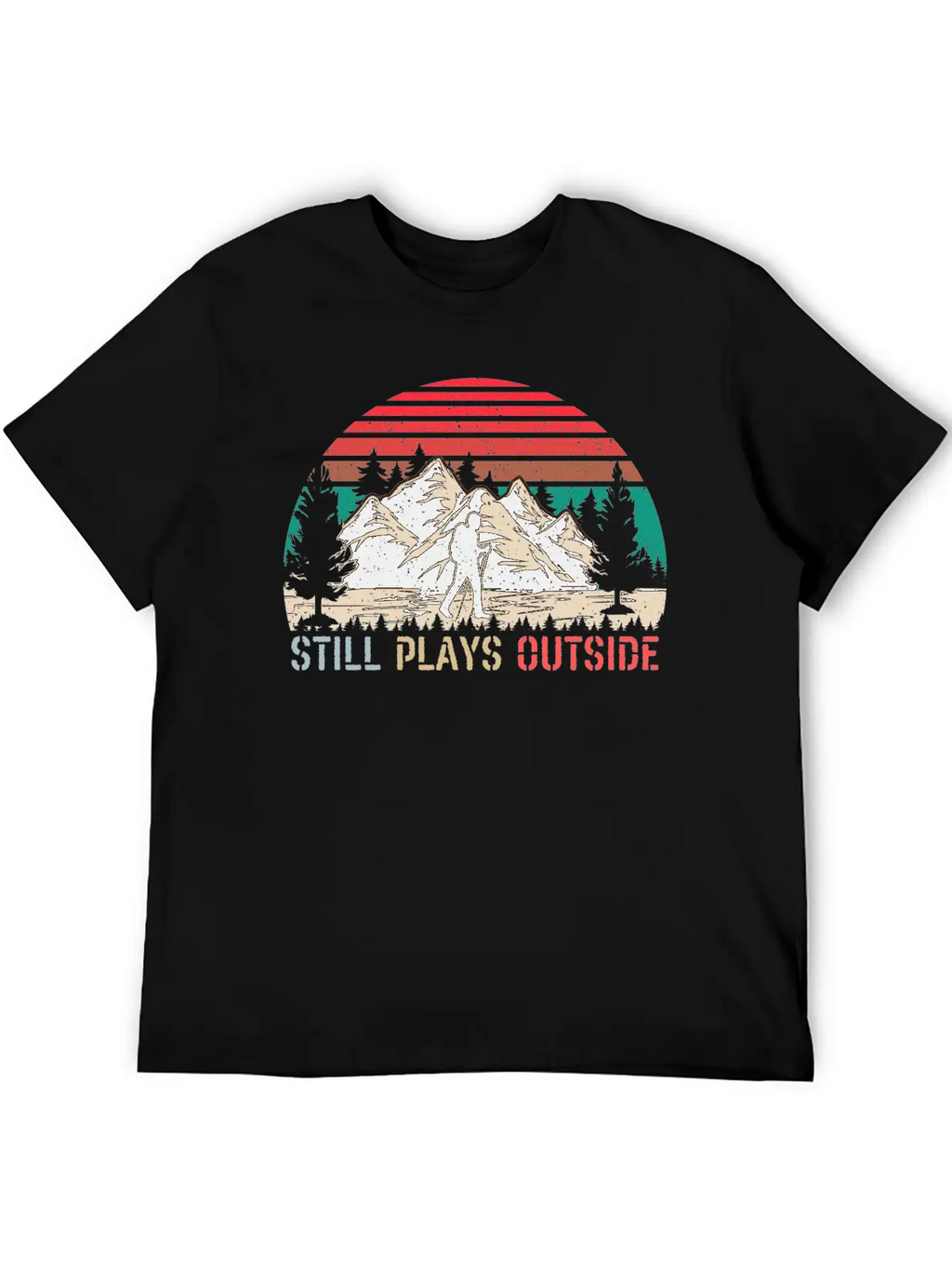 Still Plays Outside Breathable Soft Cotton T-Shirt – Timeless Casual Look