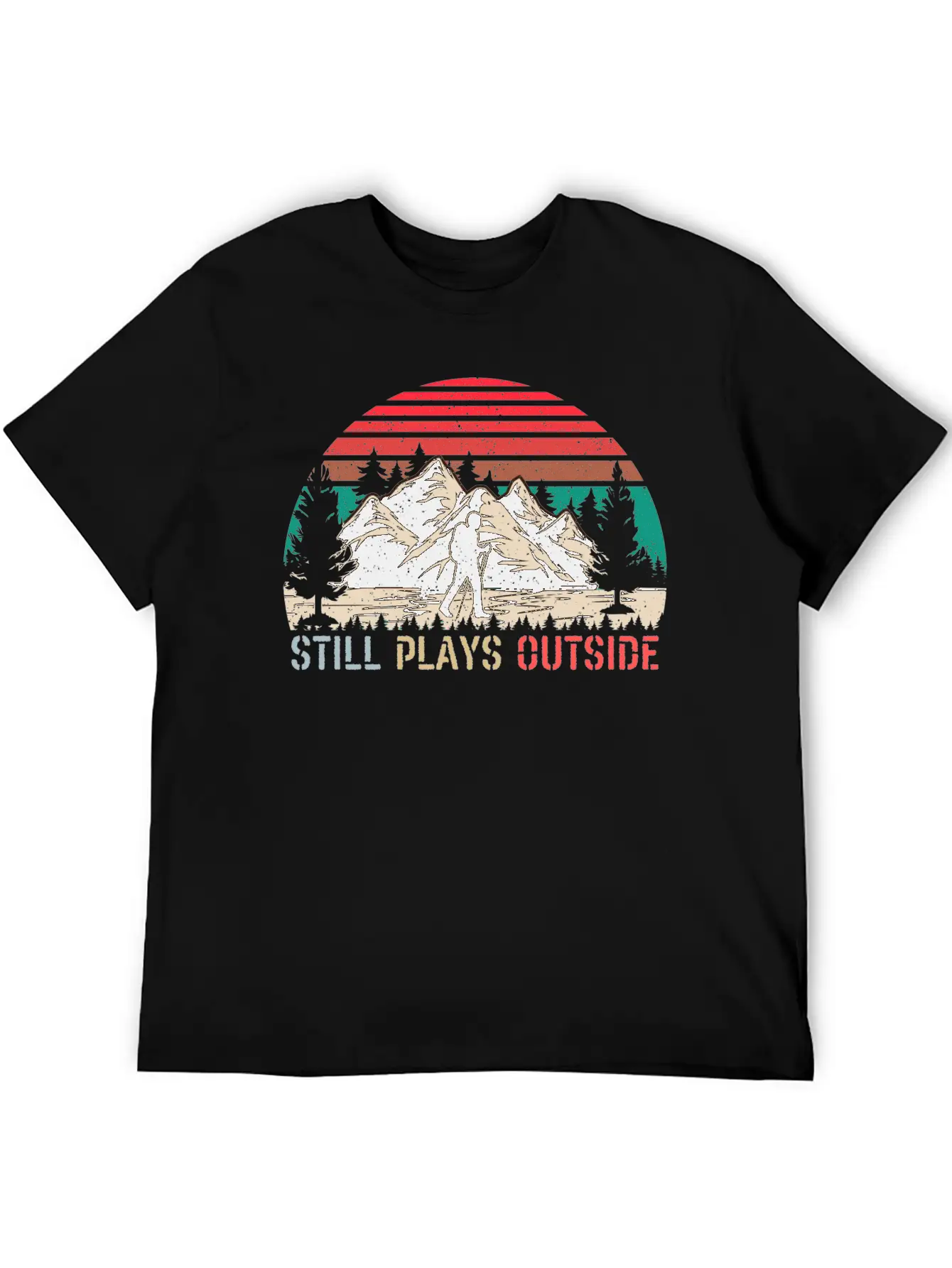 Still Plays Outside Breathable Soft Cotton T-Shirt – Timeless Casual Look