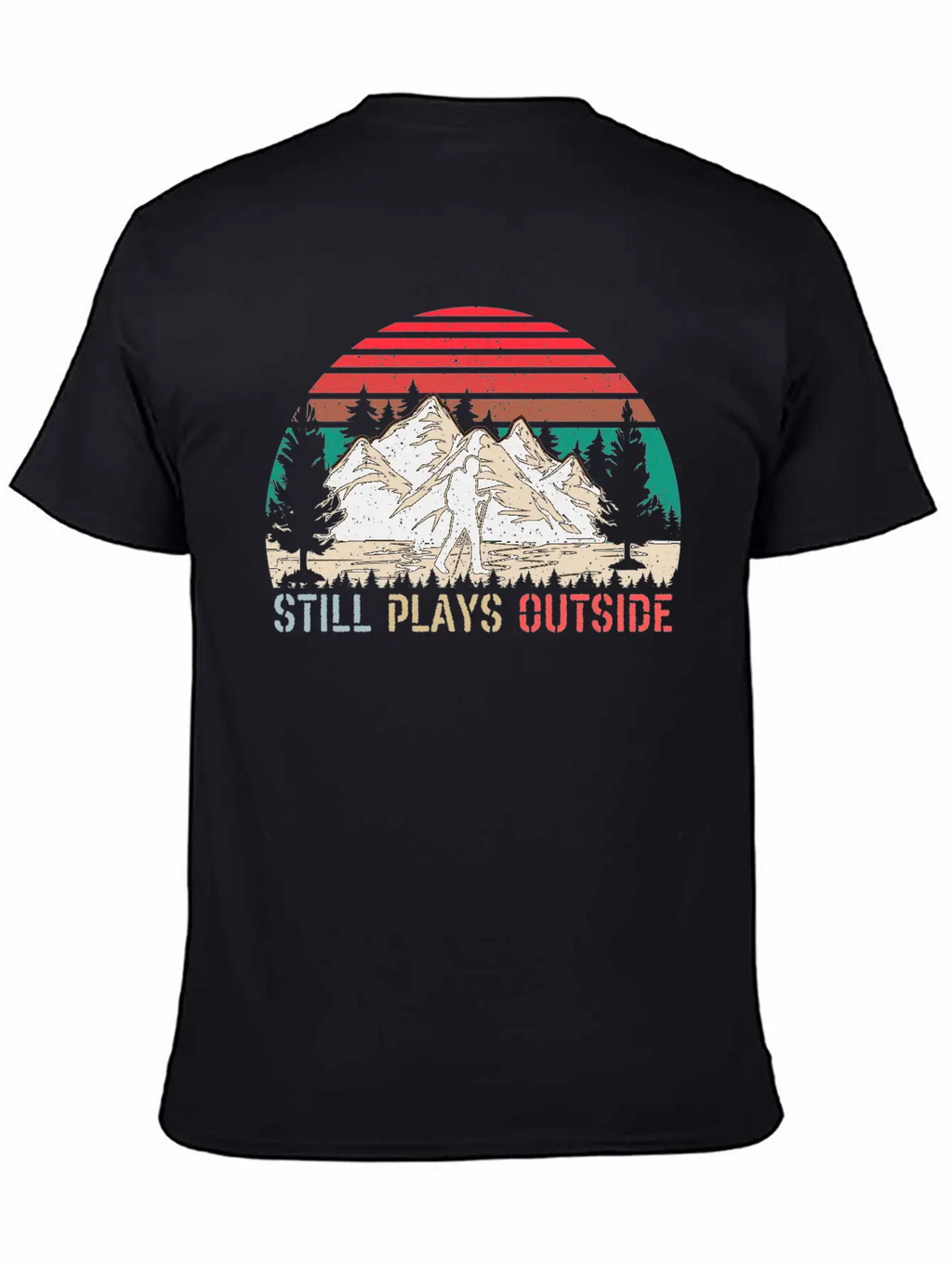 Still Plays Outside Breathable Soft Cotton T-Shirt – Timeless Casual Look