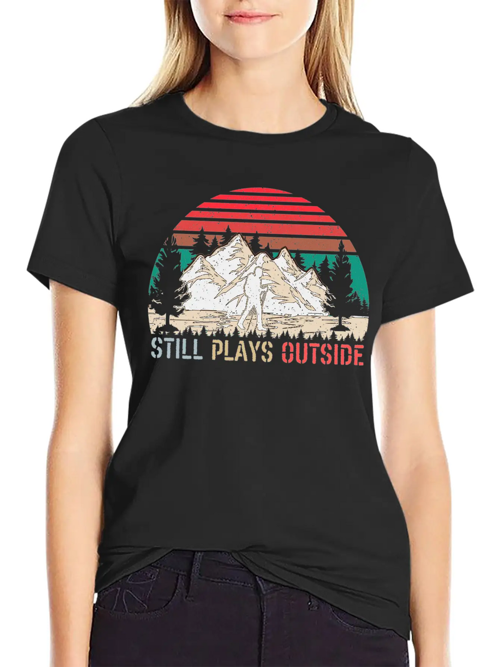 Still Plays Outside Breathable Soft Cotton T-Shirt – Timeless Casual Look