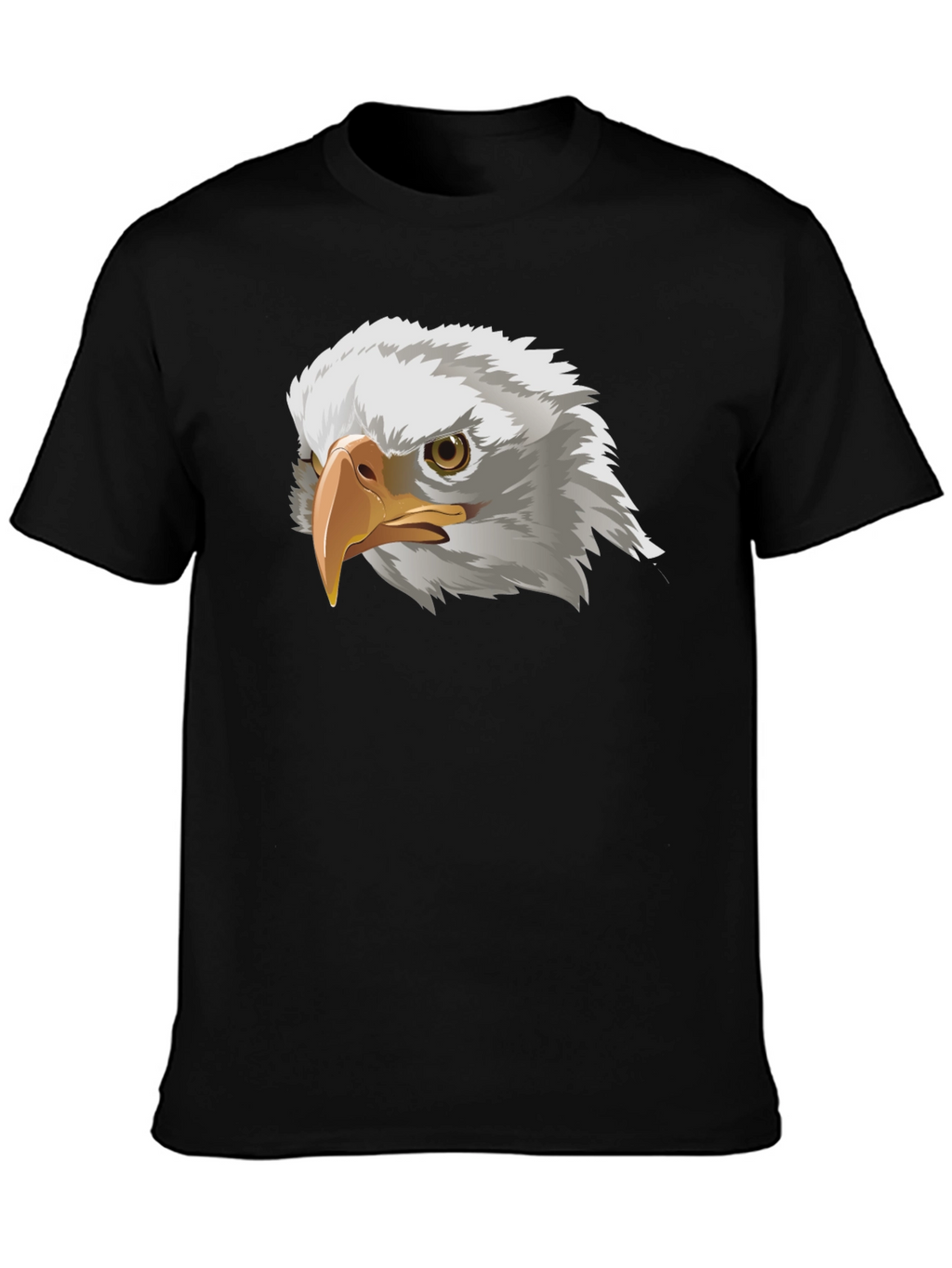 Bold Eagle Graphic Tee - Black