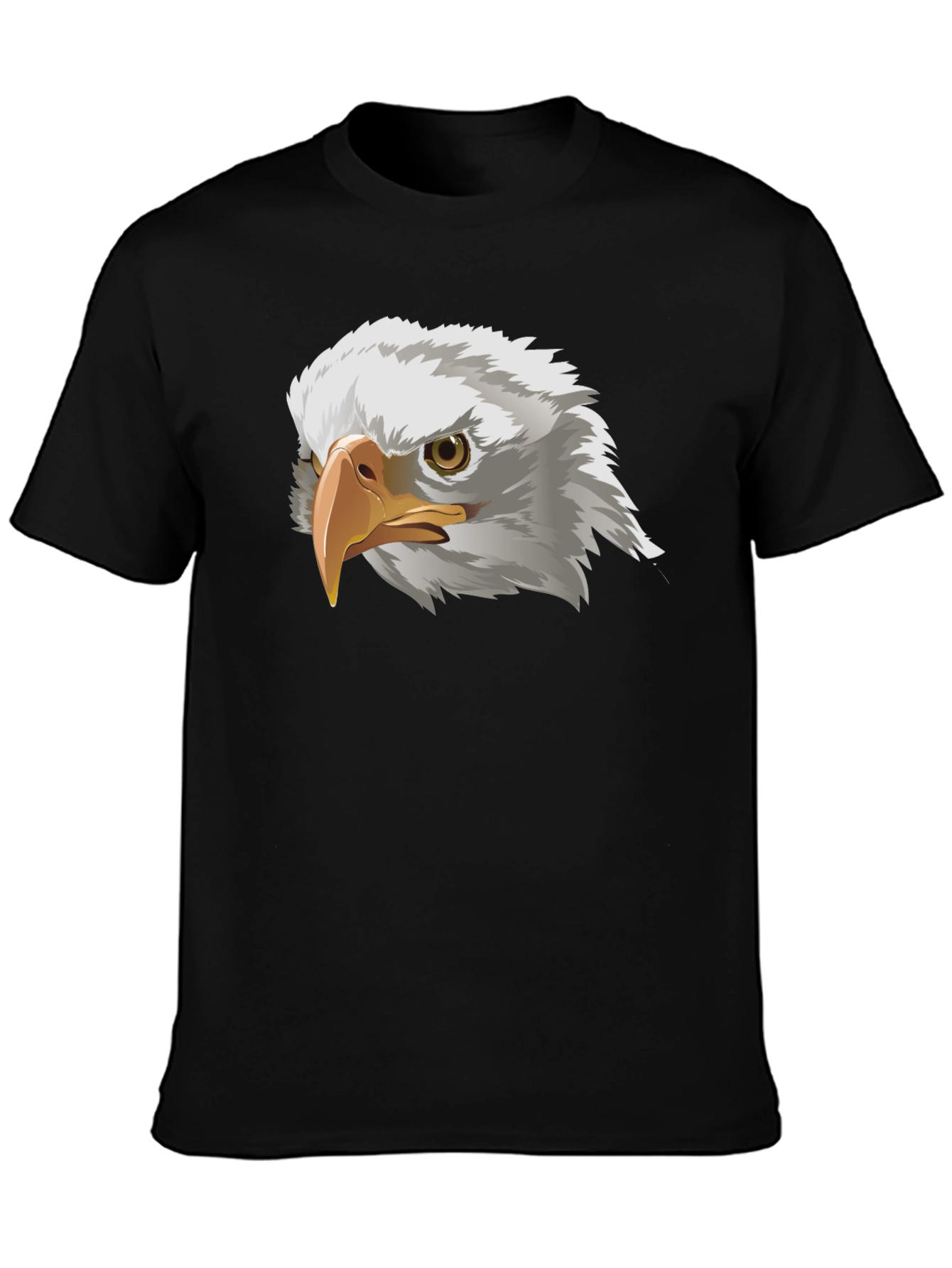 Bold Eagle Graphic Tee - Black
