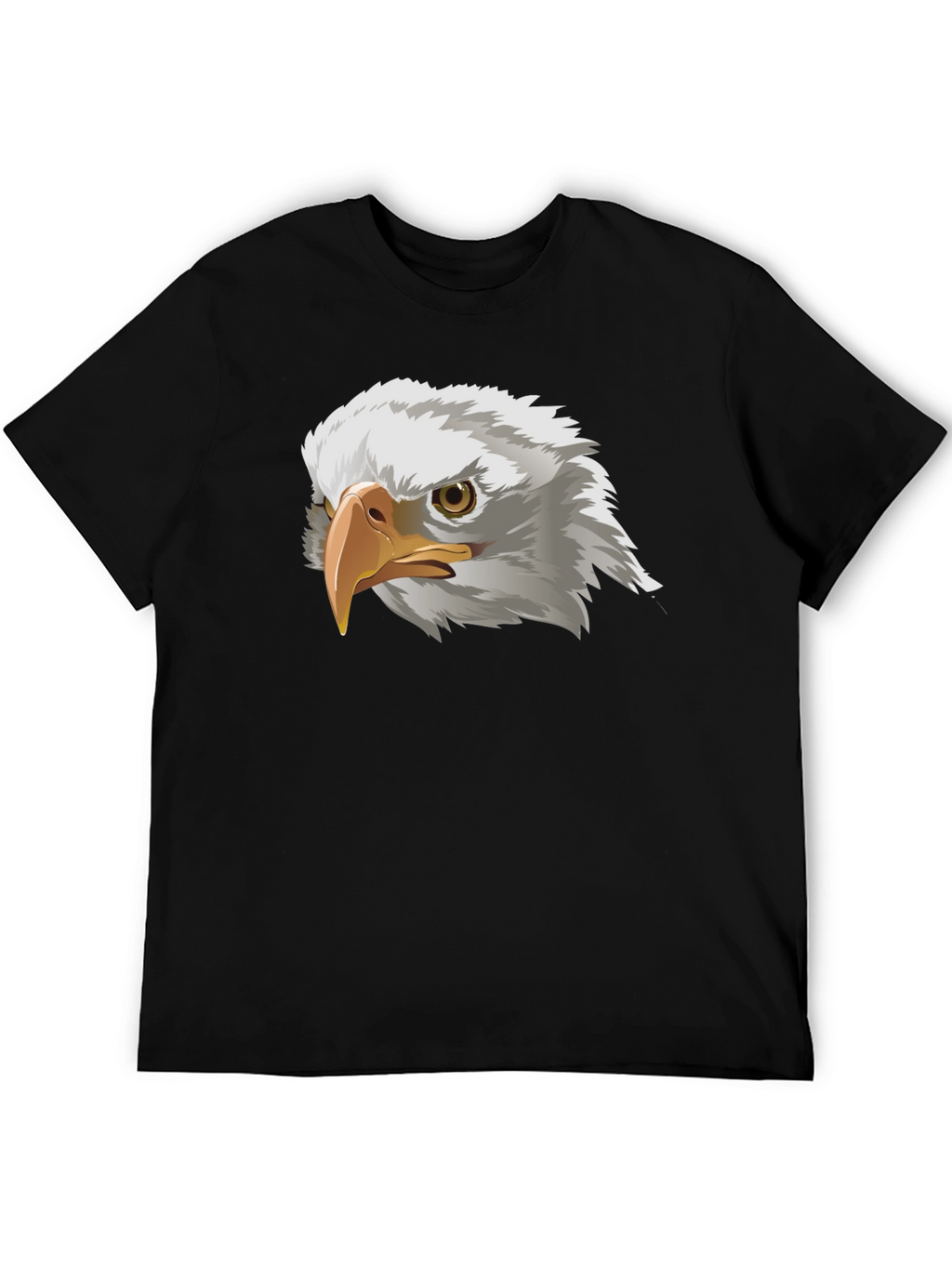 Bold Eagle Graphic Tee - Black