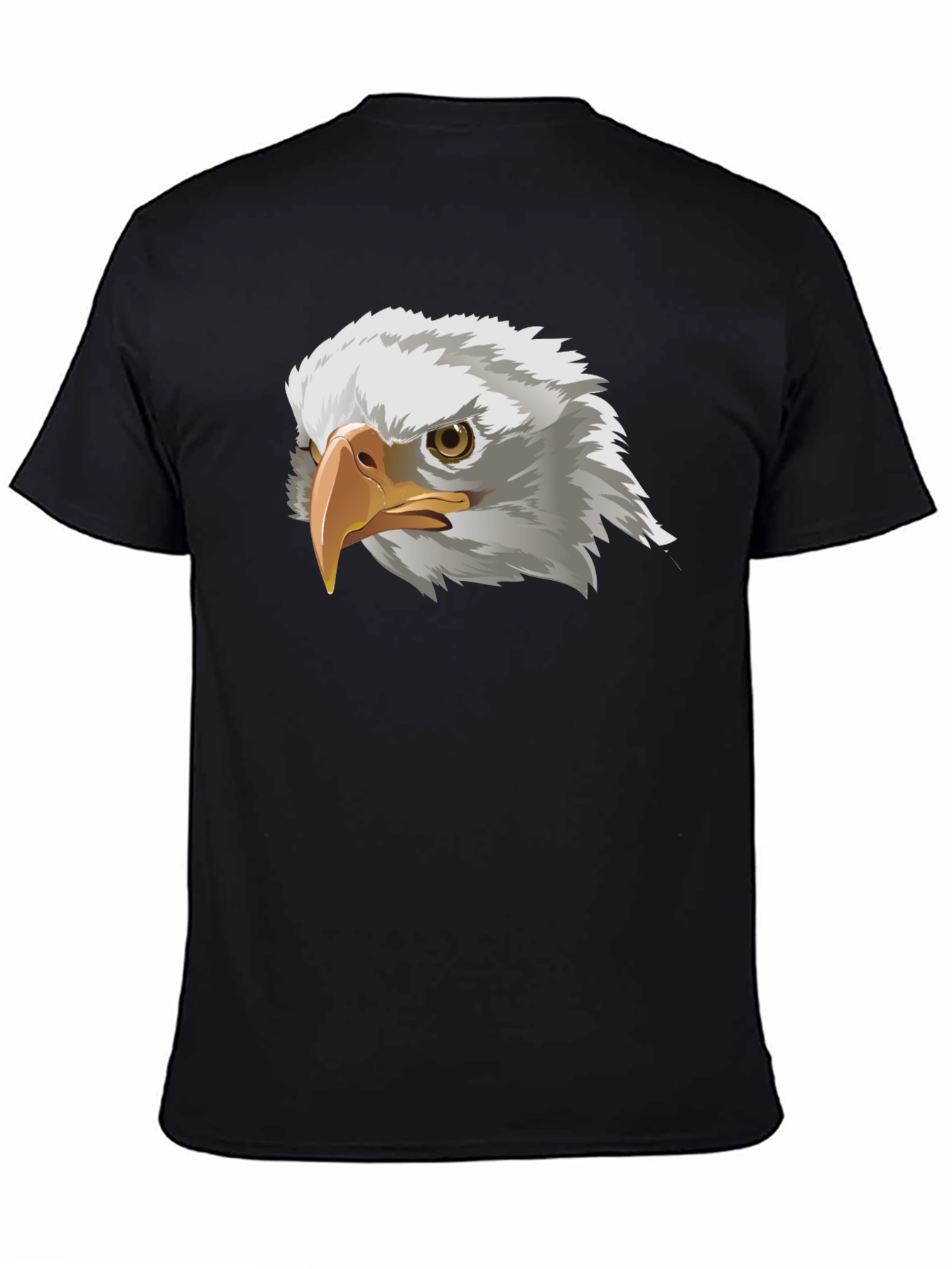 Bold Eagle Graphic Tee - Black